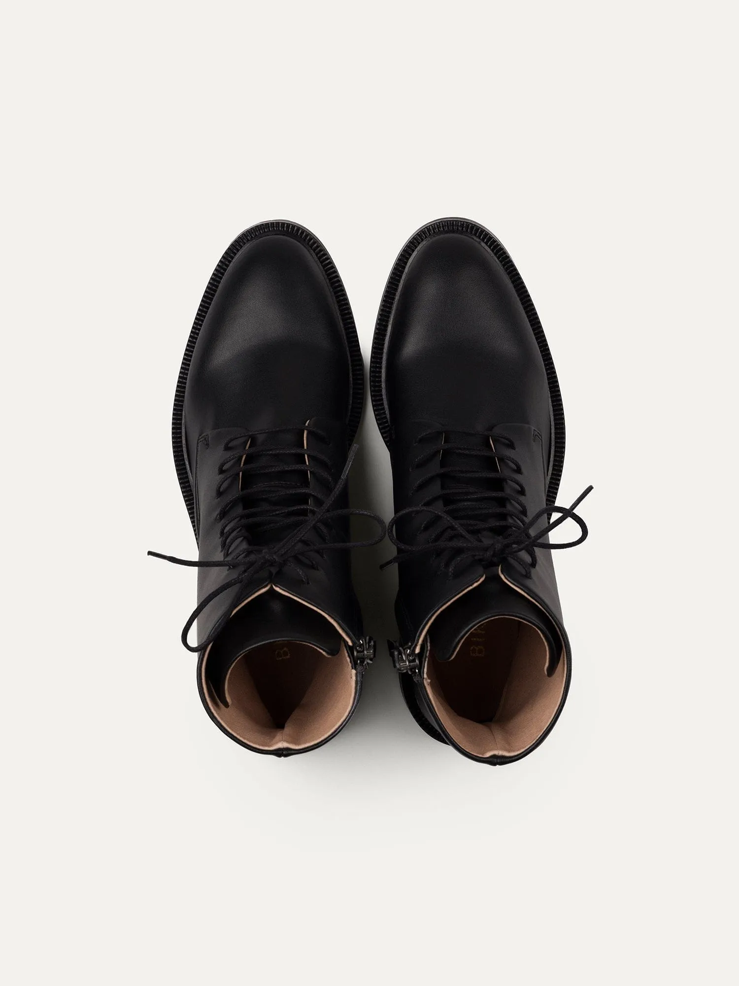 2pm Walk the City Vegane Lederstiefel | Schwarz
