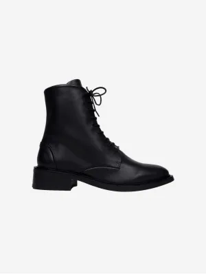 2pm Walk the City Vegane Lederstiefel | Schwarz