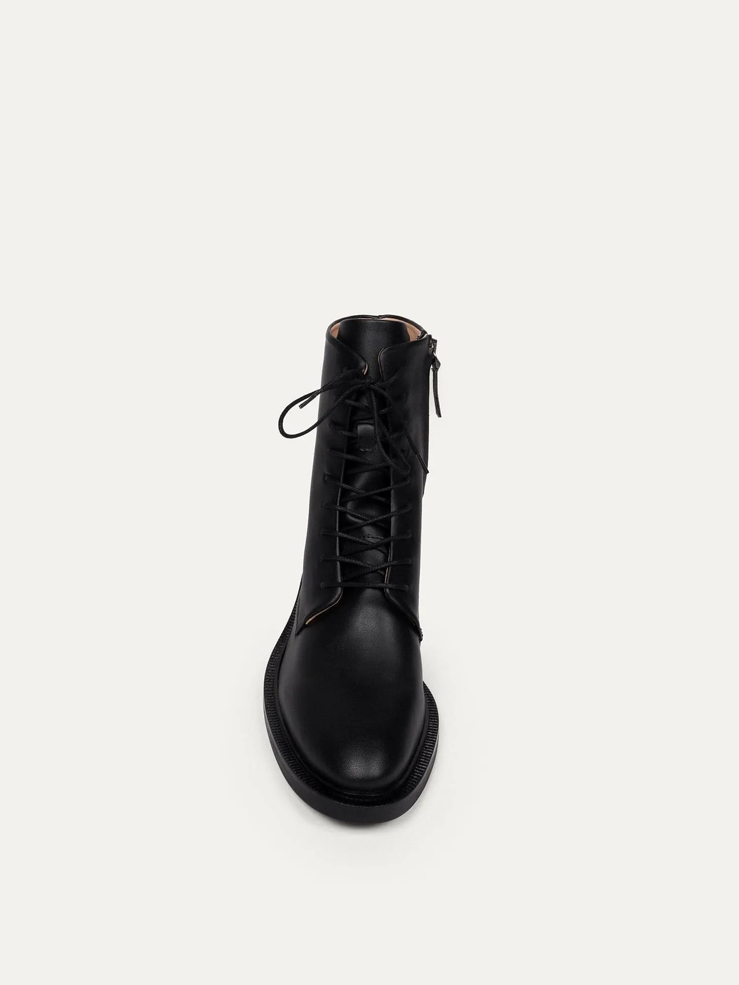 2pm Walk the City Vegane Lederstiefel | Schwarz