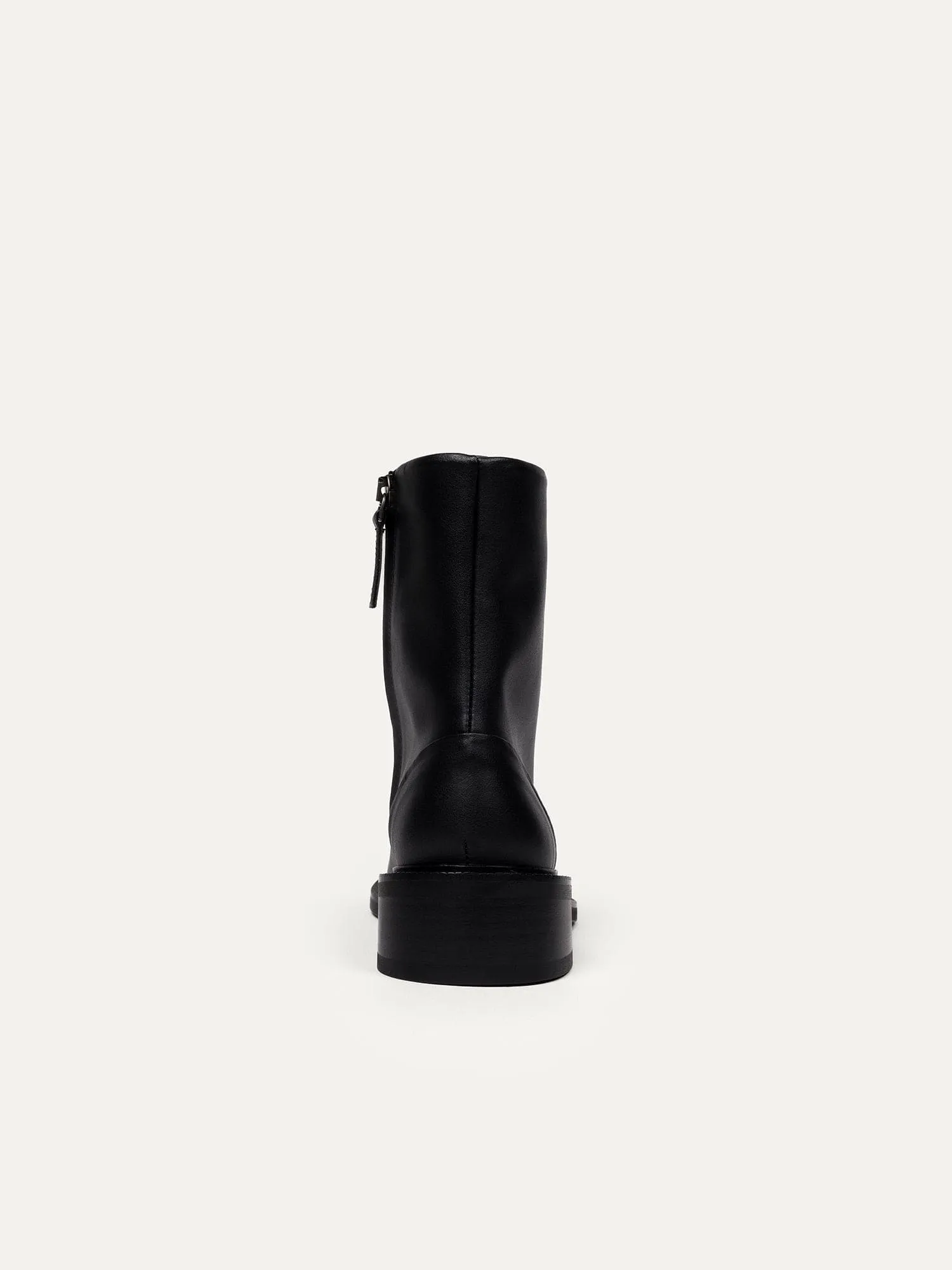 2pm Walk the City Vegane Lederstiefel | Schwarz