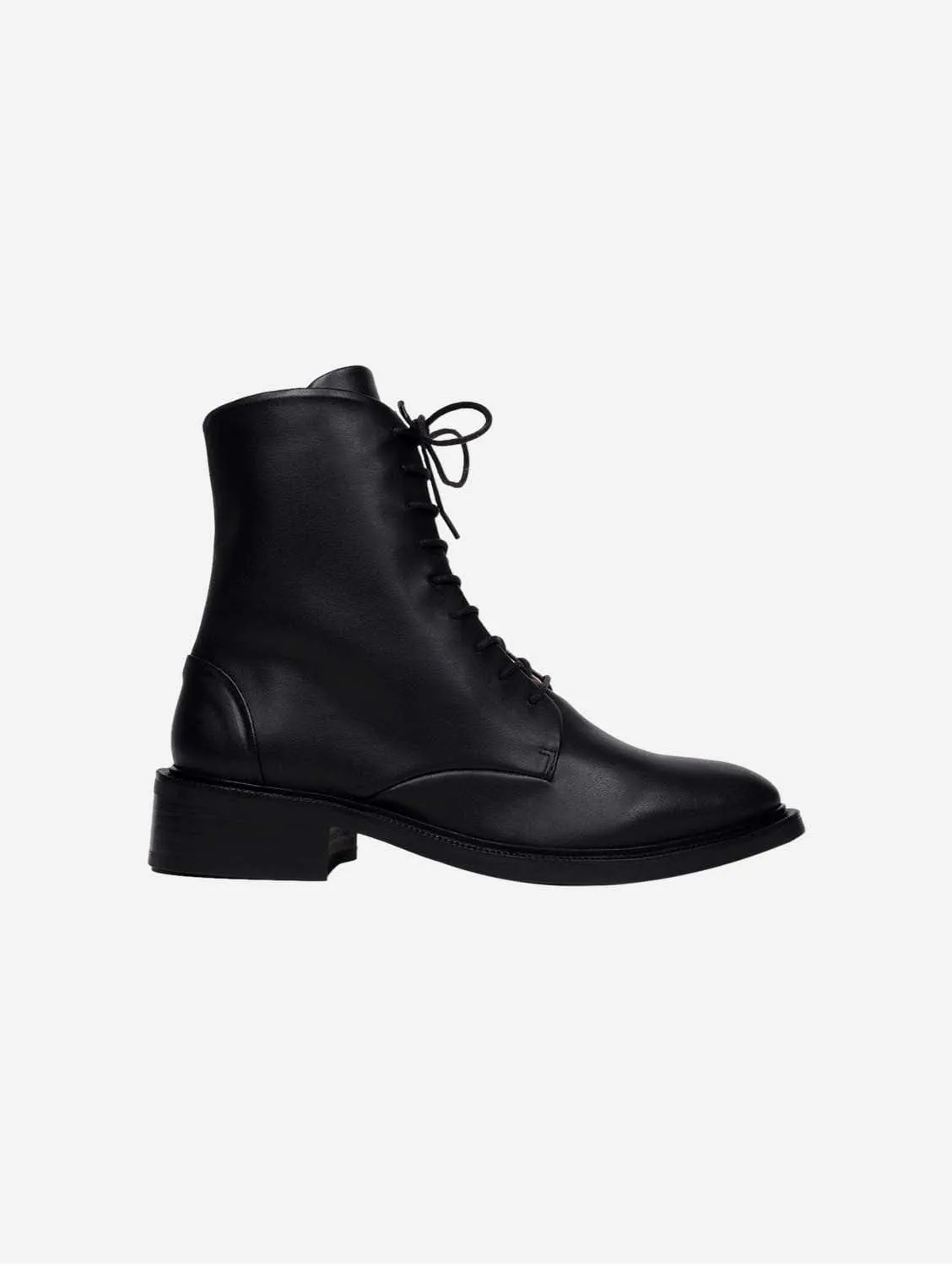 2pm Walk the City Vegane Lederstiefel | Schwarz