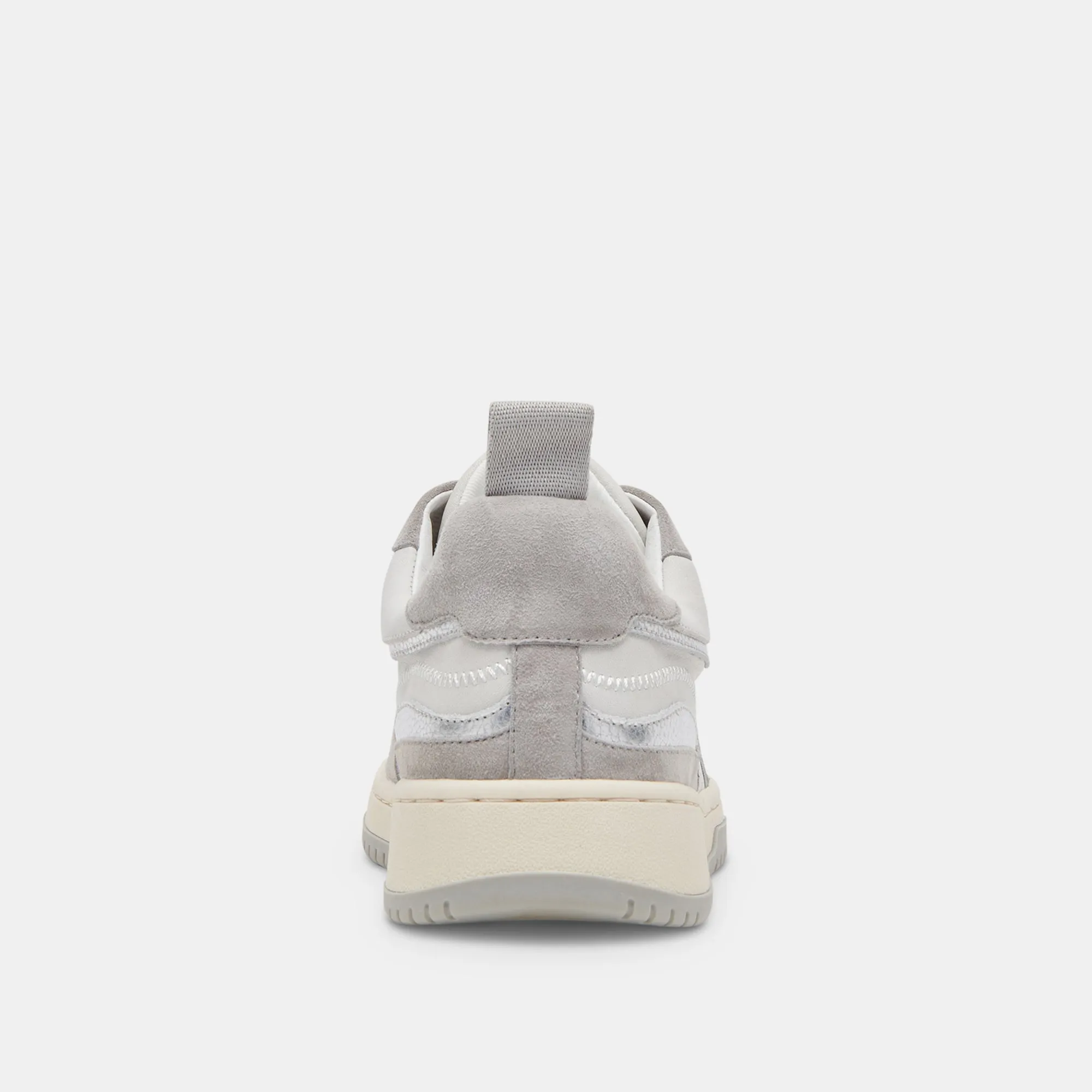 ADELLA SNEAKERS WEISS GRAU LEDER