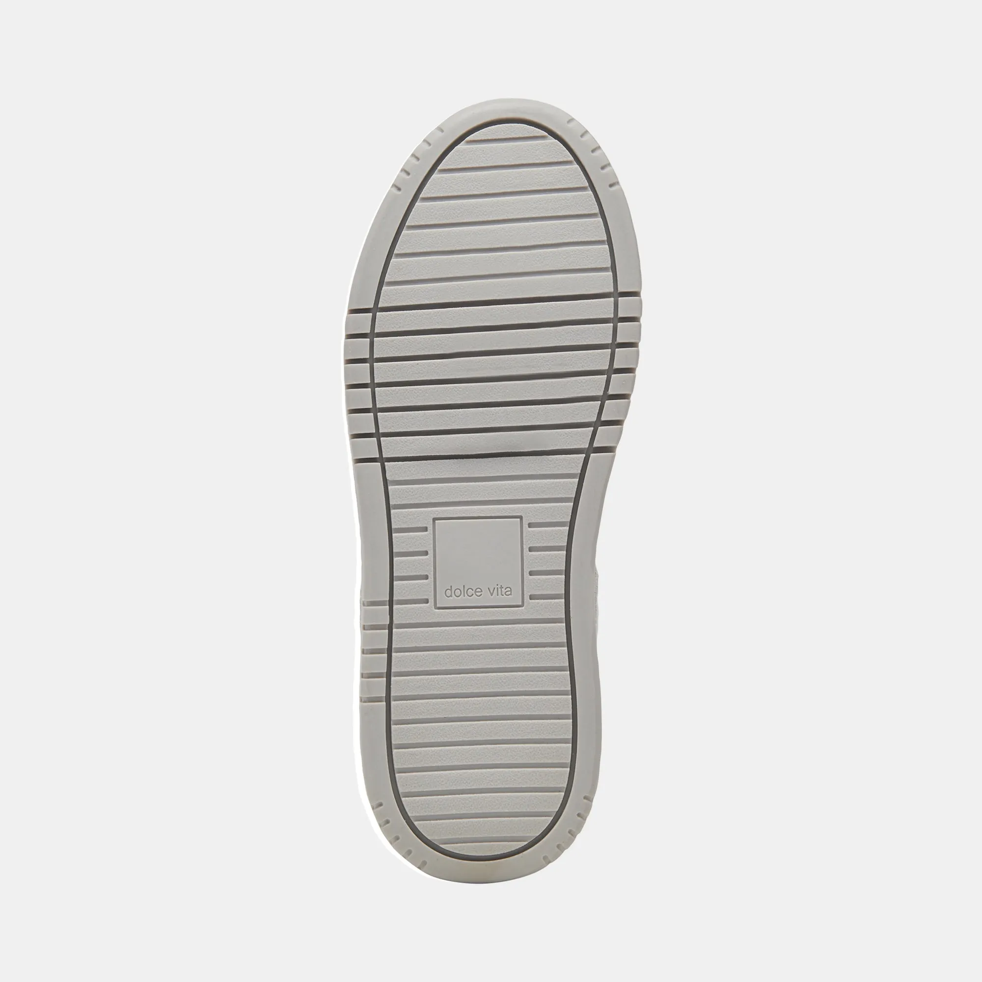 ADELLA SNEAKERS WEISS GRAU LEDER