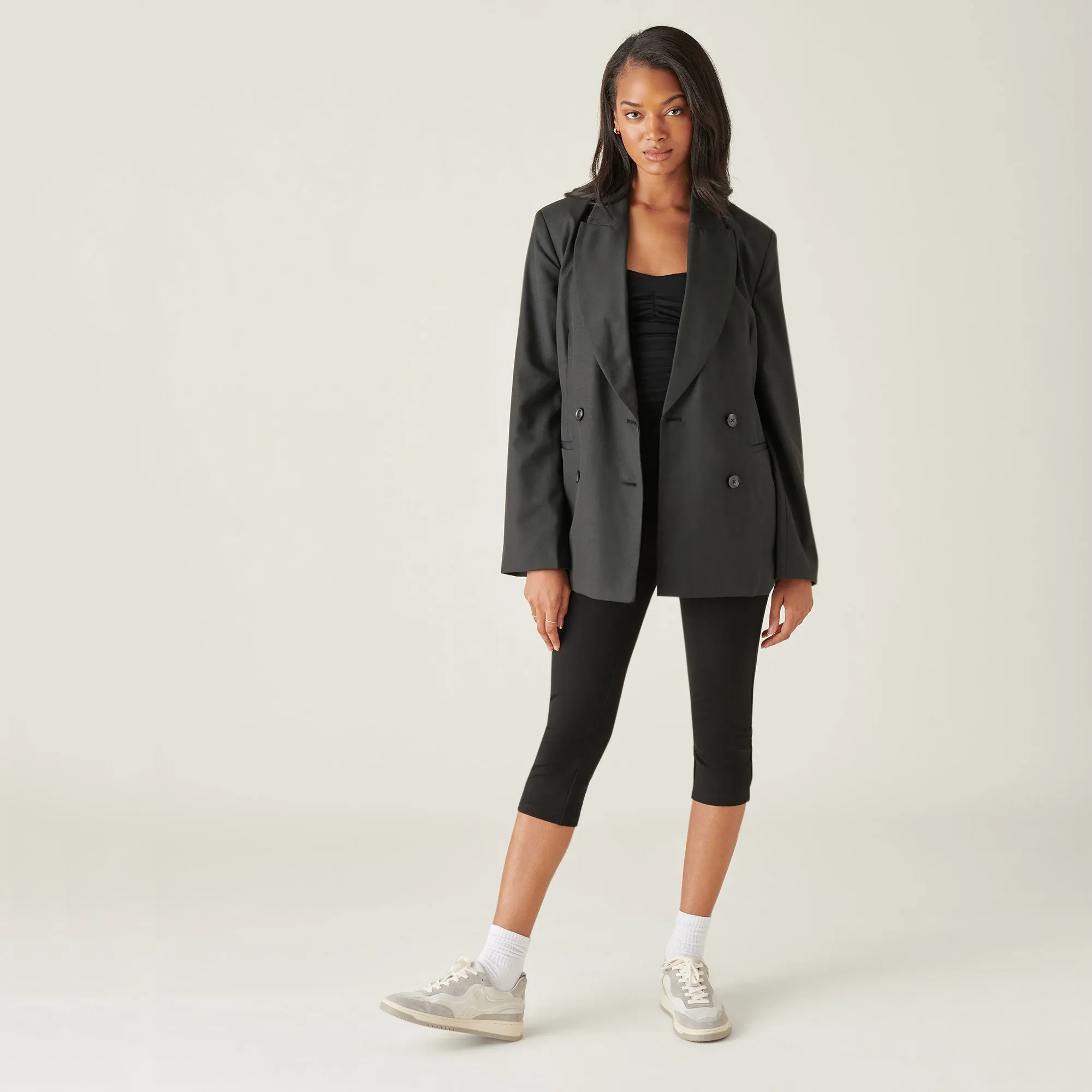 ADELLA SNEAKERS WEISS GRAU LEDER