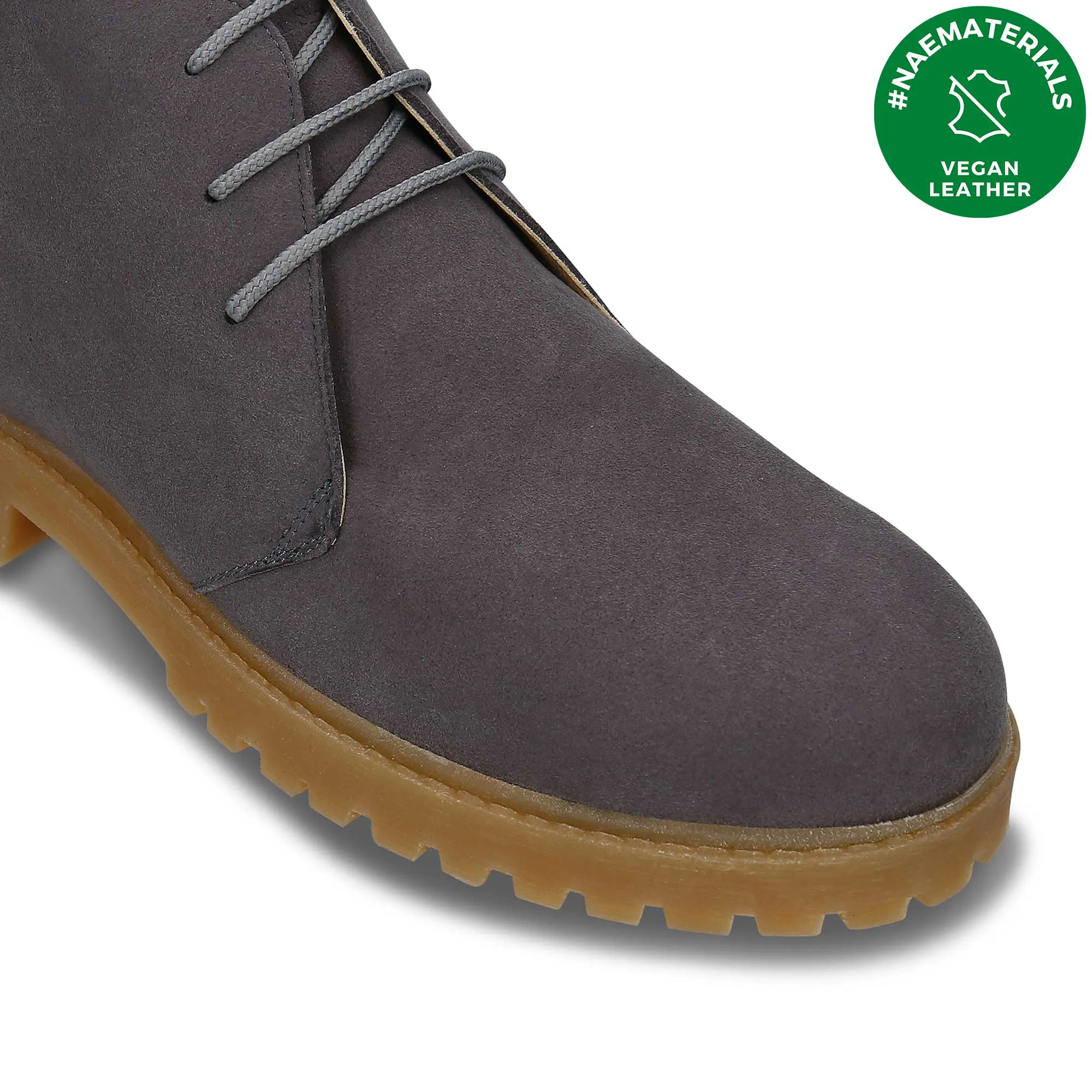 Agus Herren Desert Vegan Stiefeletten | Grau