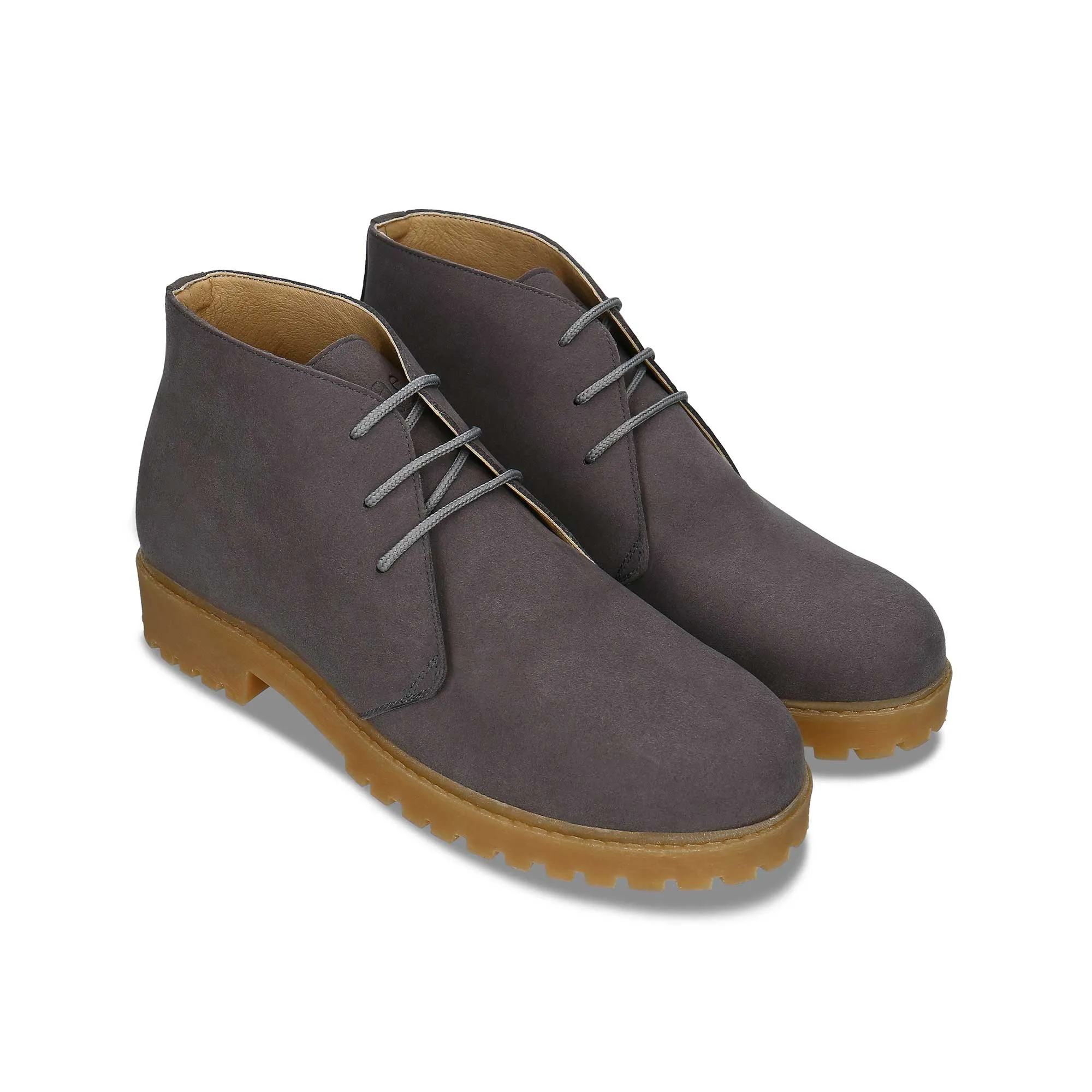 Agus Herren Desert Vegan Stiefeletten | Grau