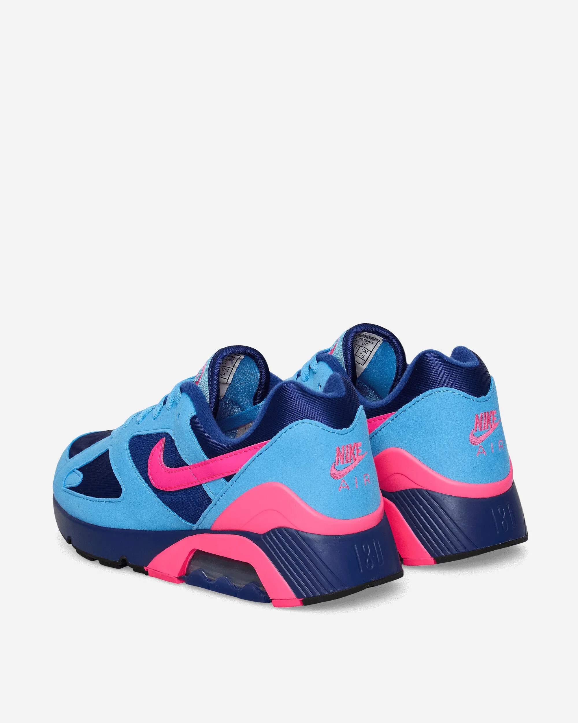 Air 180 Sneakers Universitätsblau / Knallrosa