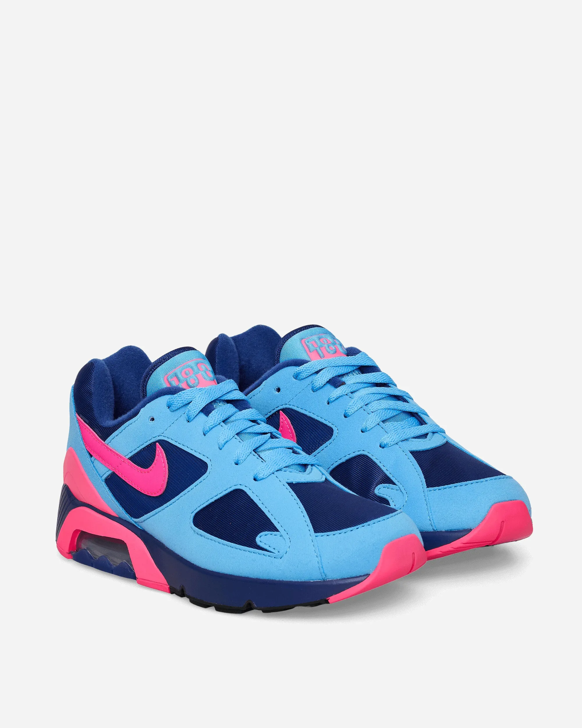 Air 180 Sneakers Universitätsblau / Knallrosa