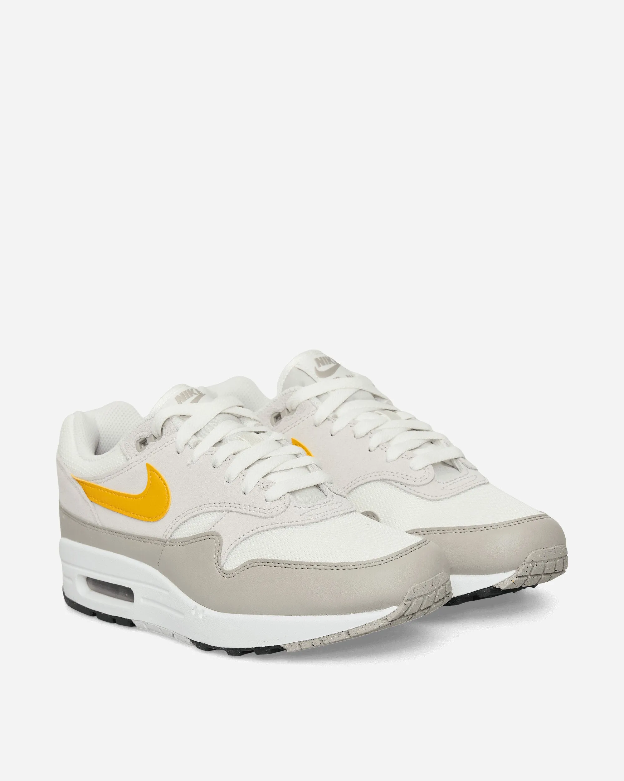 Air Max 1 Essential Sneakers Summit Weiß / Vast Grau / University Gold