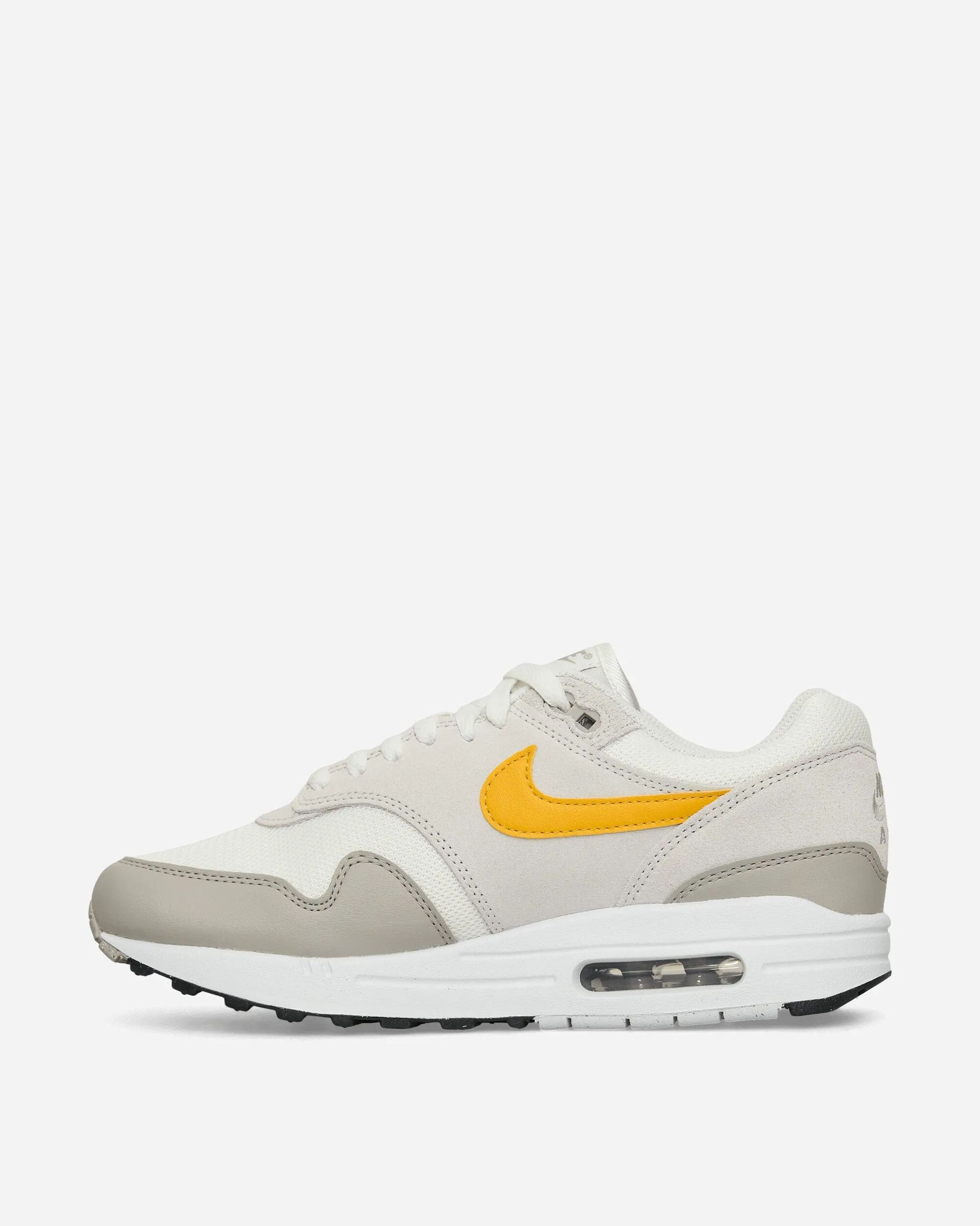 Air Max 1 Essential Sneakers Summit Weiß / Vast Grau / University Gold