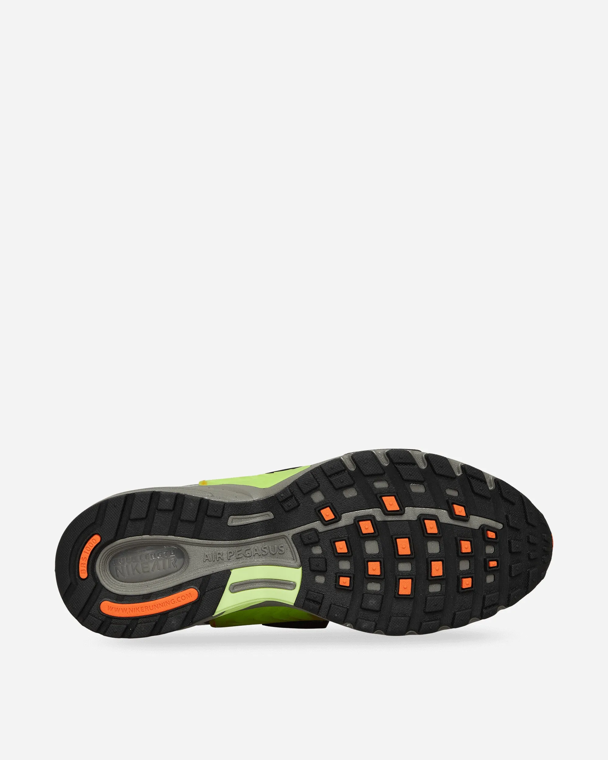 Air Pegasus Wave Sneakers Schwarz / Flaches Zinn / Sicherheitsorange
