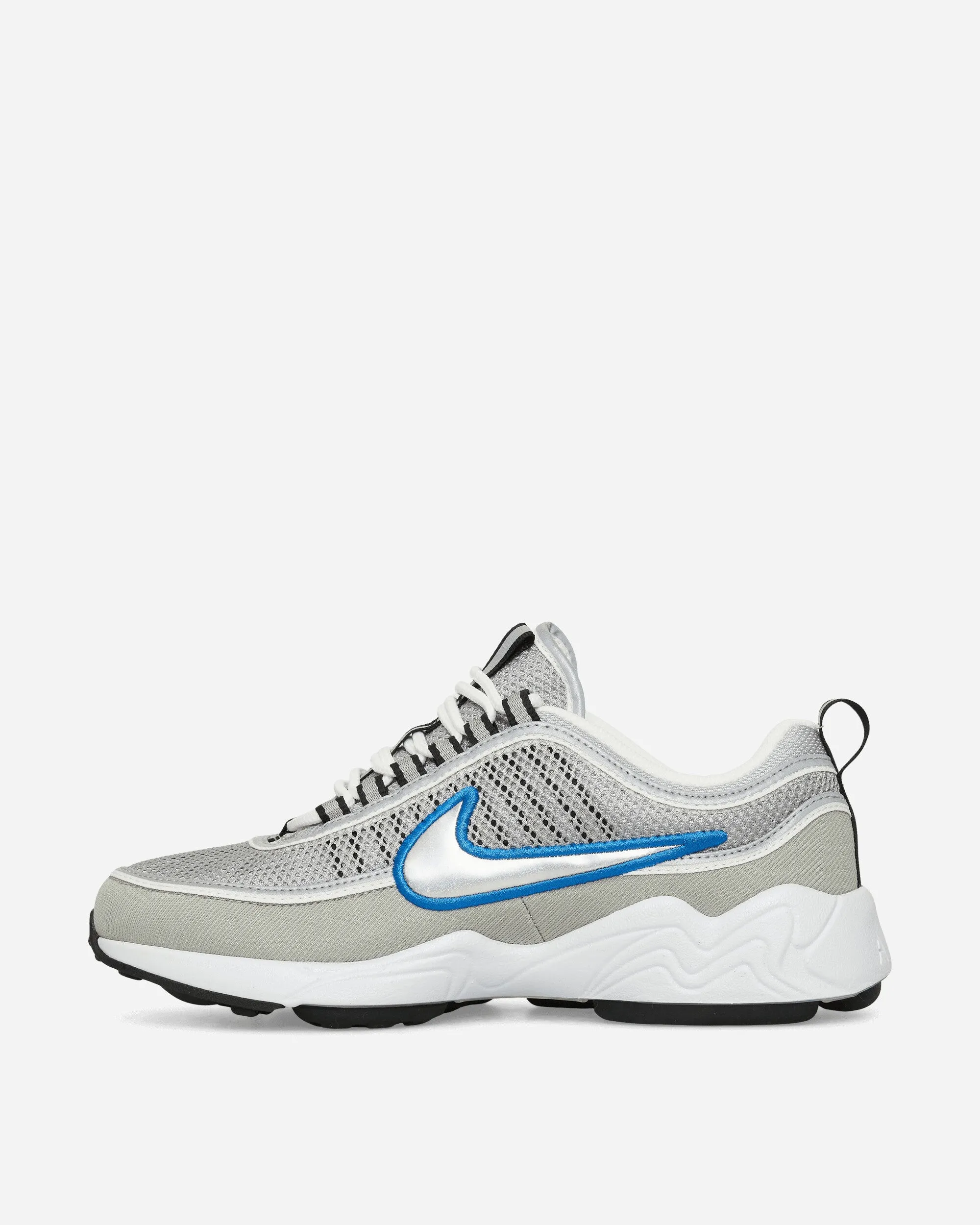 Air Zoom Spiridon Sneakers Metallisch Silber / Signalblau