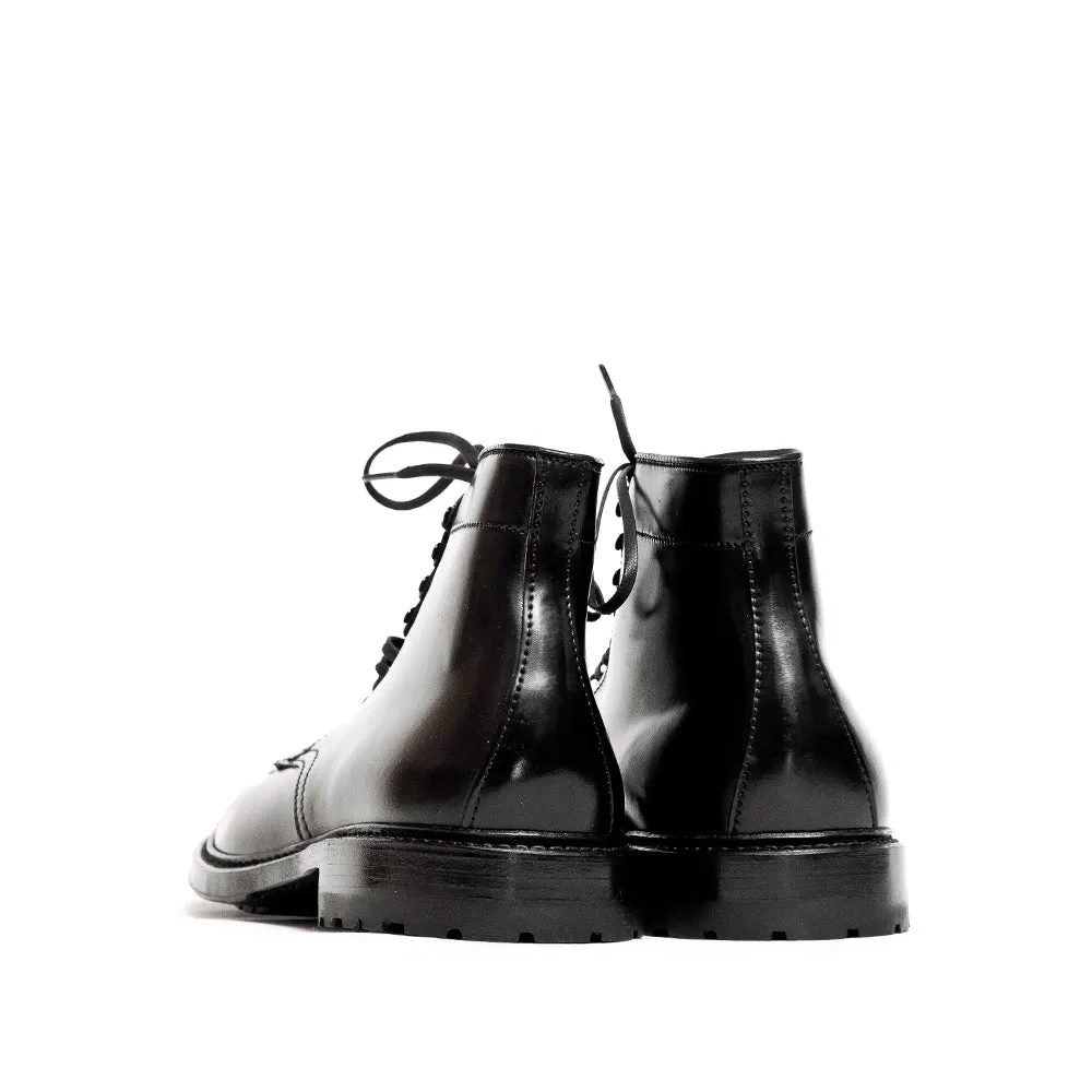 Alden Black Cordovan Tanker Boot mit Commando-Sohle