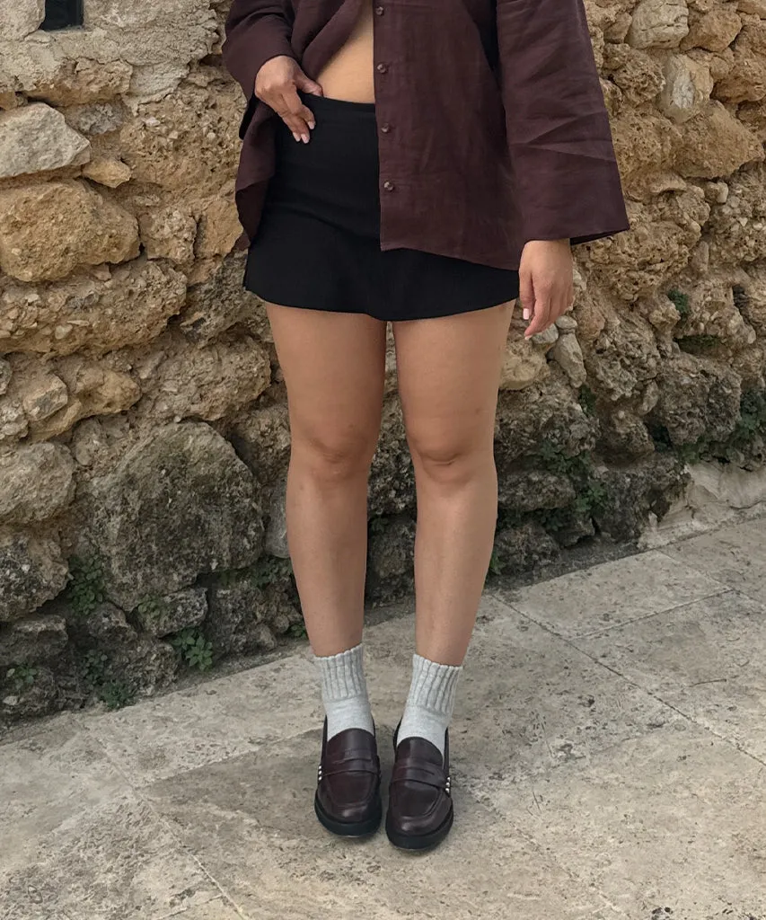 ALIANE LOAFERS AUS MAULBEERLEDER