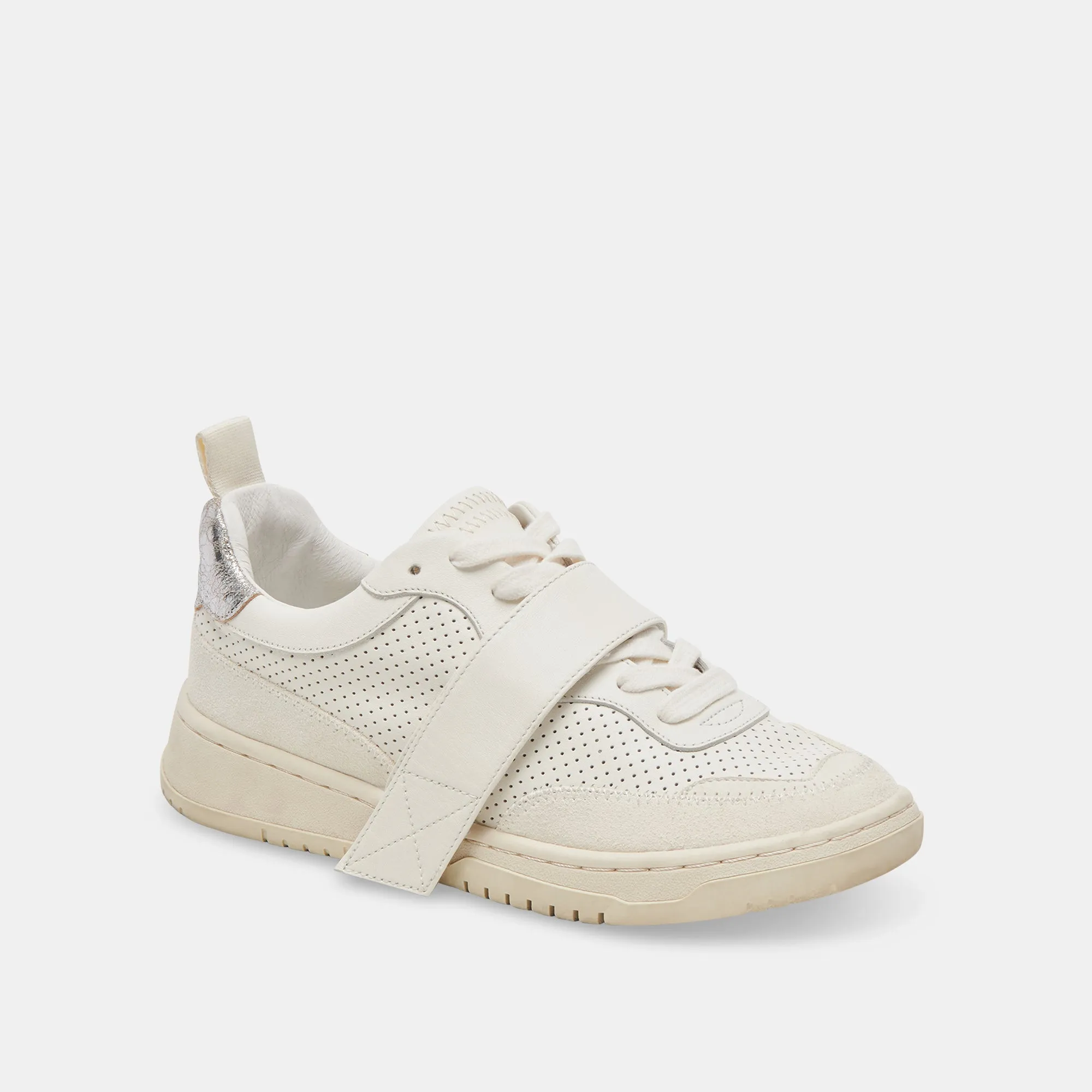 ALVAH SNEAKERS WEIßES PERFORIERTES LEDER