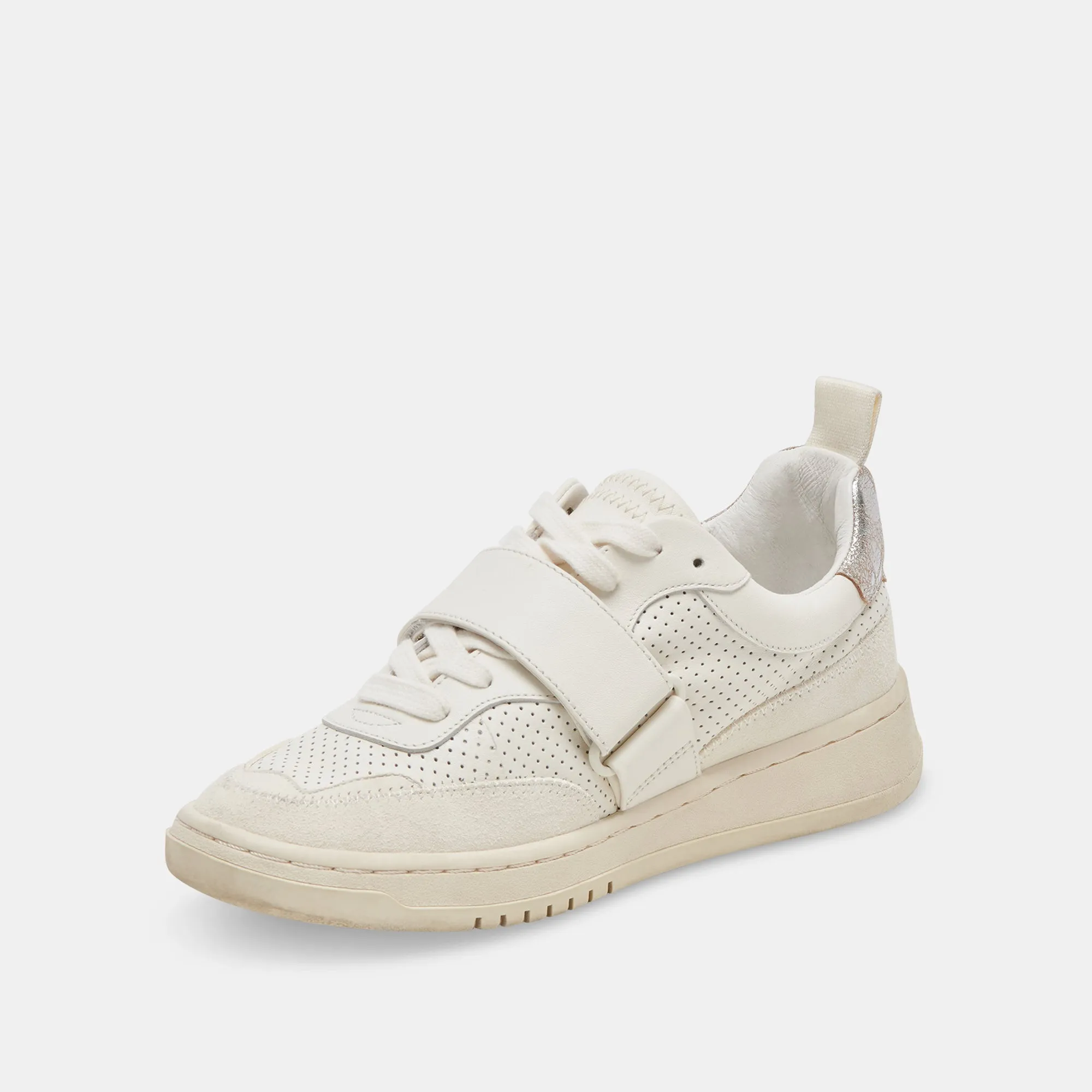 ALVAH SNEAKERS WEIßES PERFORIERTES LEDER