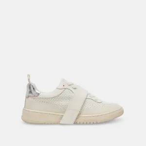 ALVAH SNEAKERS WEIßES PERFORIERTES LEDER