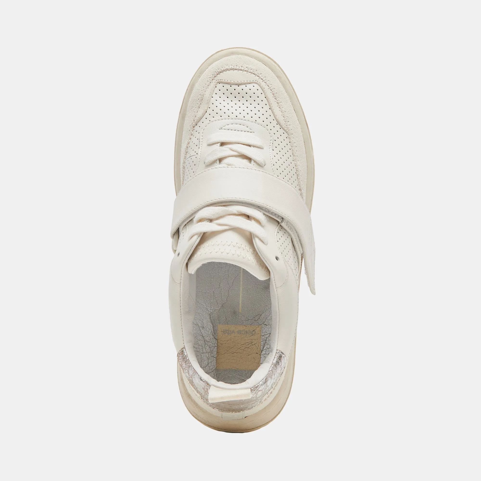 ALVAH SNEAKERS WEIßES PERFORIERTES LEDER