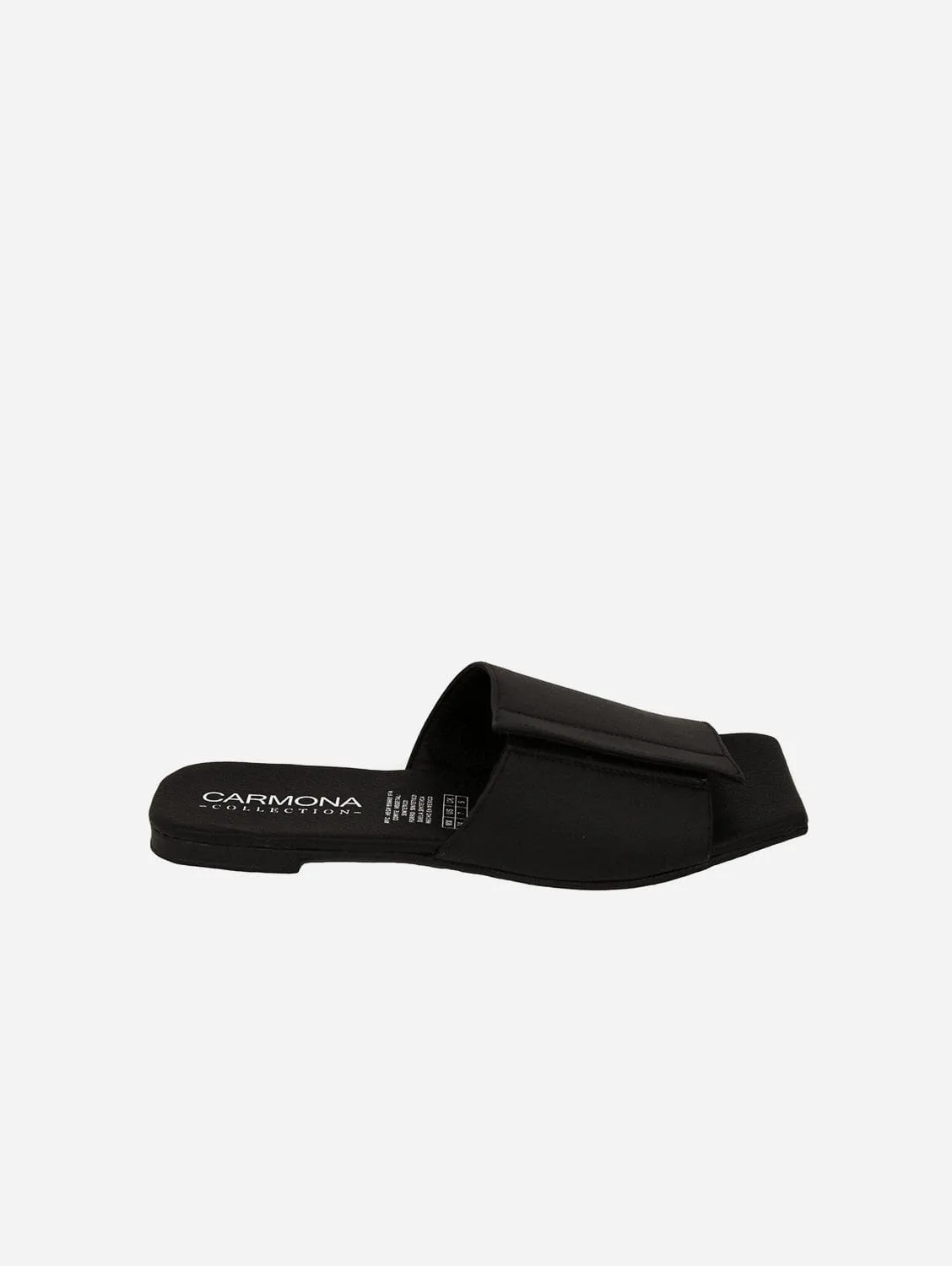 Andrea Kaktusleder Vegane Sandalen | Schwarz