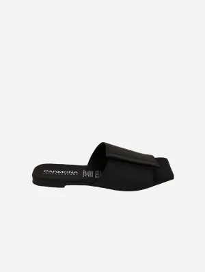 Andrea Kaktusleder Vegane Sandalen | Schwarz