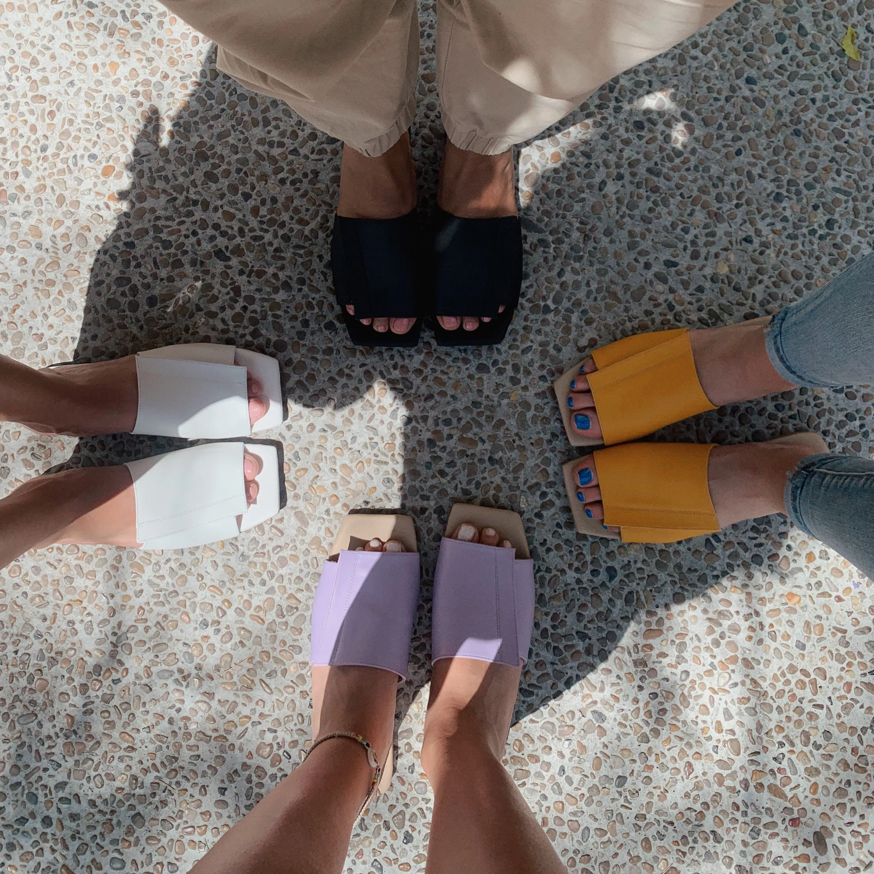 Andrea Kaktusleder Vegane Sandalen | Lila