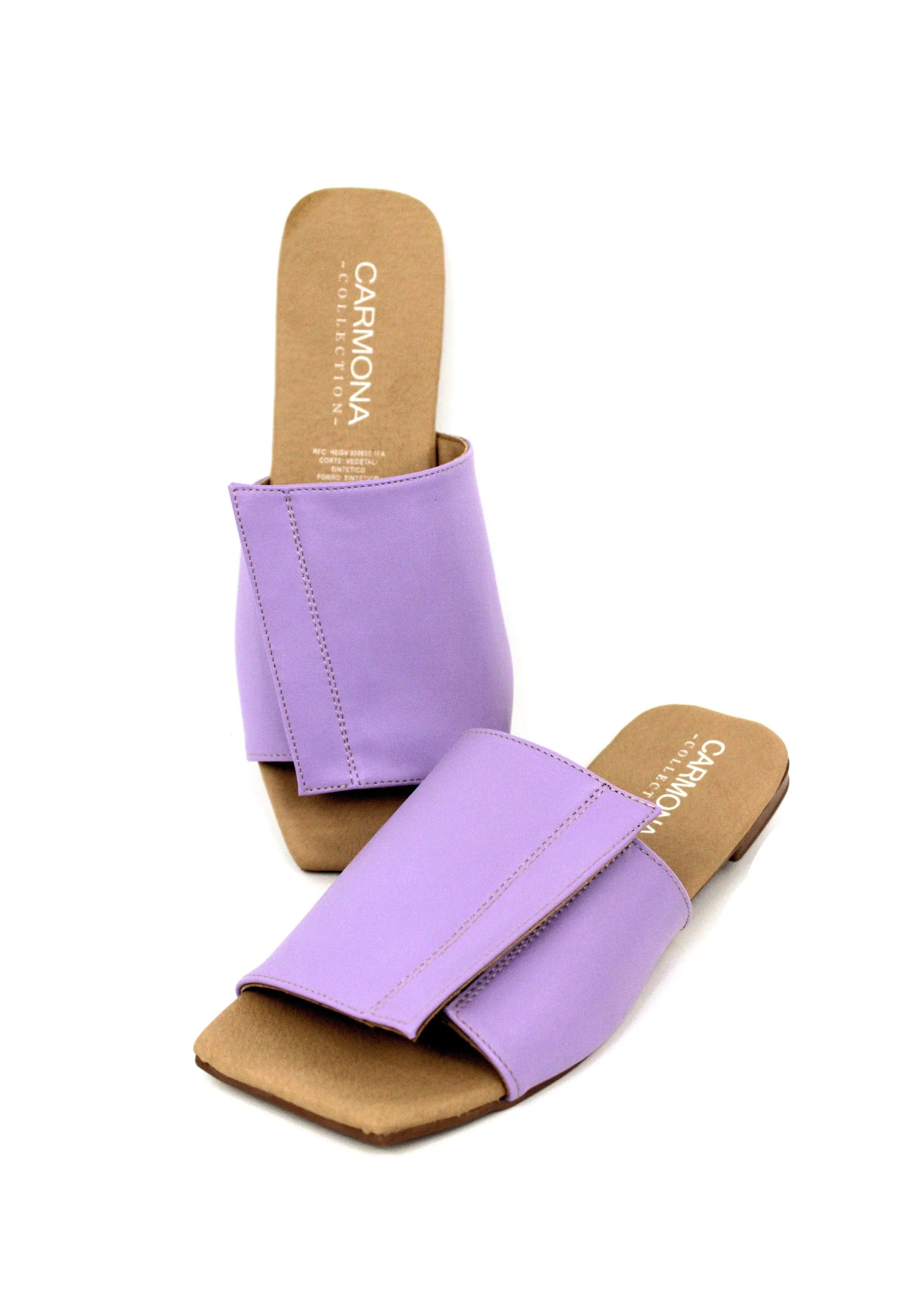 Andrea Kaktusleder Vegane Sandalen | Lila