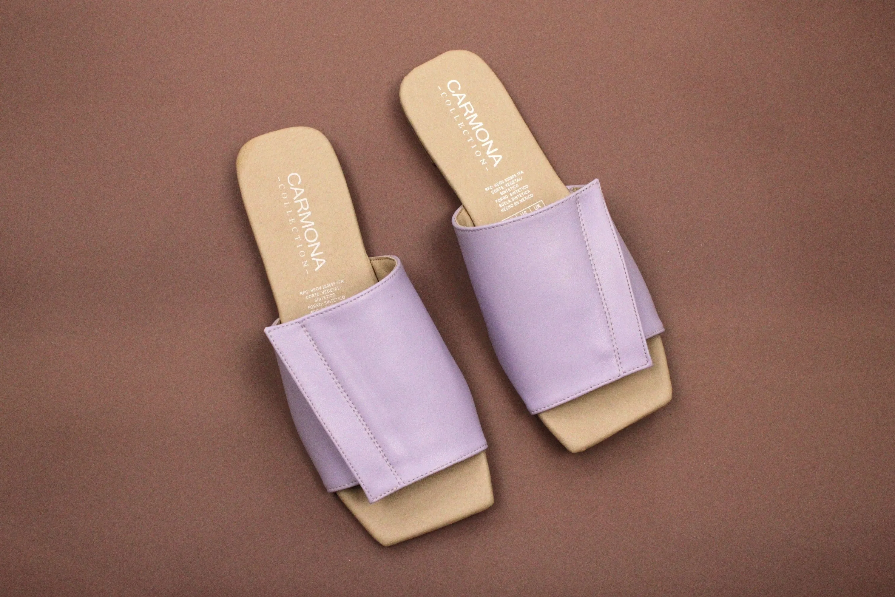 Andrea Kaktusleder Vegane Sandalen | Lila