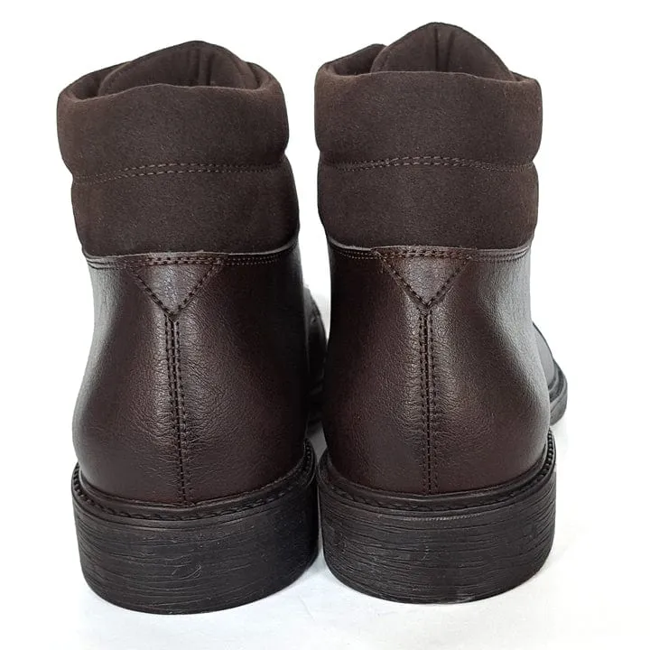 Andreas Herren-Vegan-Nappaleder-Stiefel | Braun