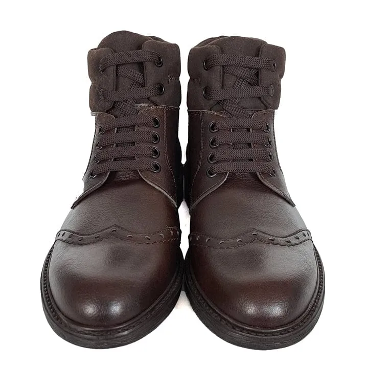 Andreas Herren-Vegan-Nappaleder-Stiefel | Braun