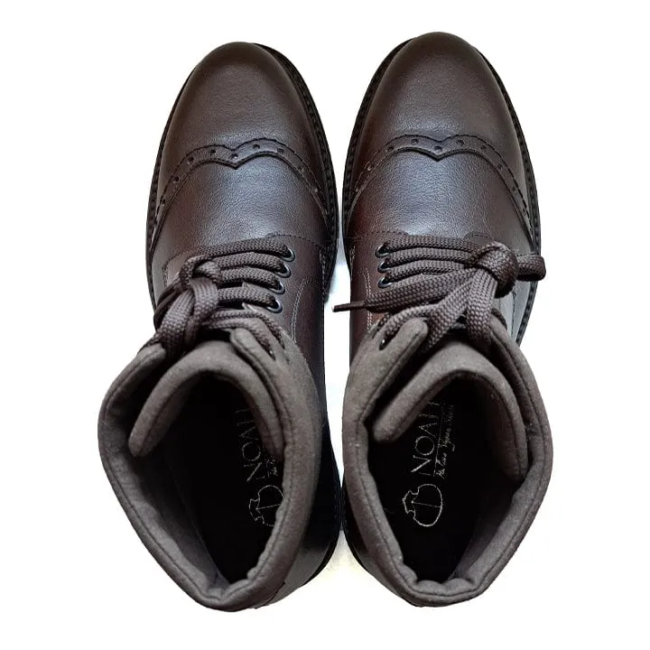 Andreas Herren-Vegan-Nappaleder-Stiefel | Braun