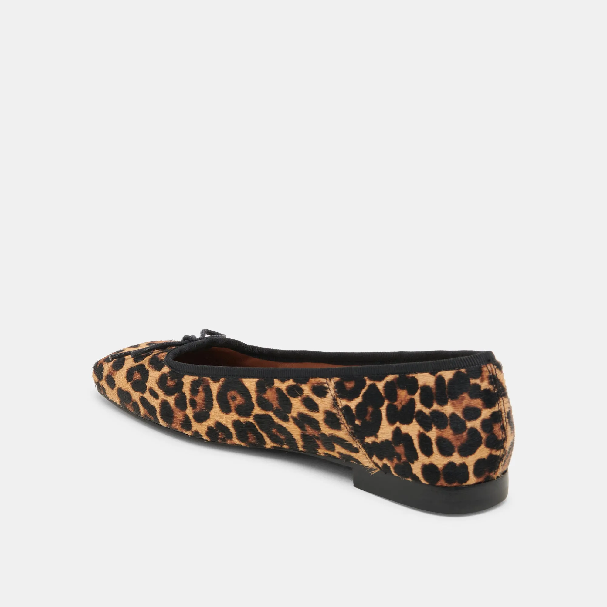 ANISA BALLETTFLACHER DK LEOPARD KALBSHAAR