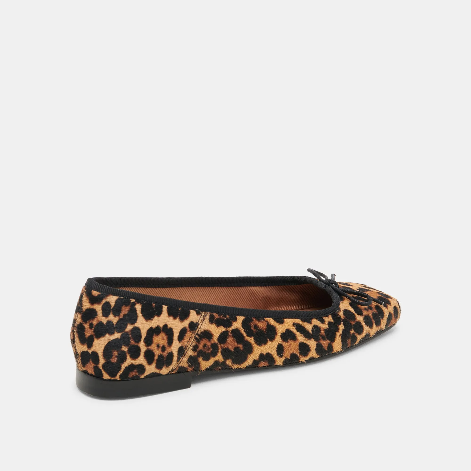 ANISA BALLETTFLACHER DK LEOPARD KALBSHAAR