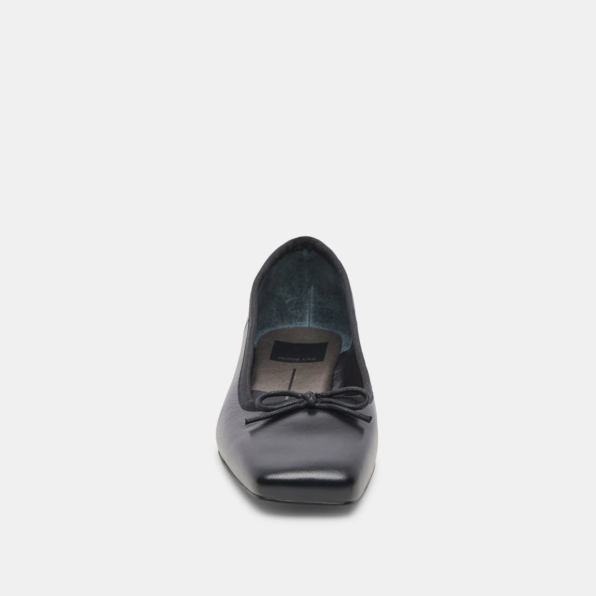 ANISA BALLERINAS AUS SCHWARZEM LEDER