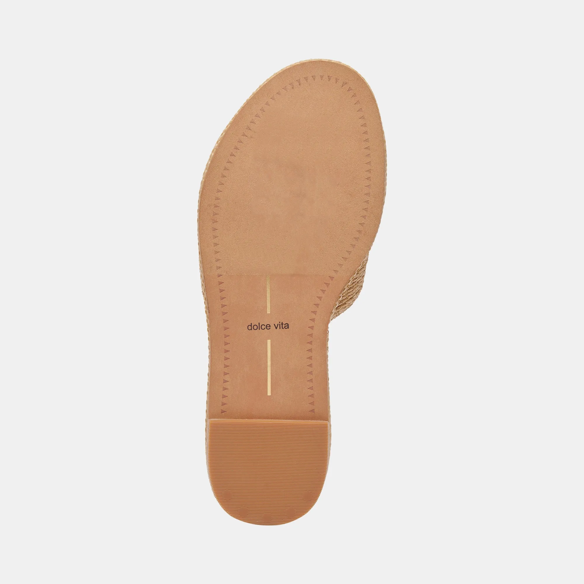 ATOMIC BREITE SANDALETTEN LT NATUR RAFFIA