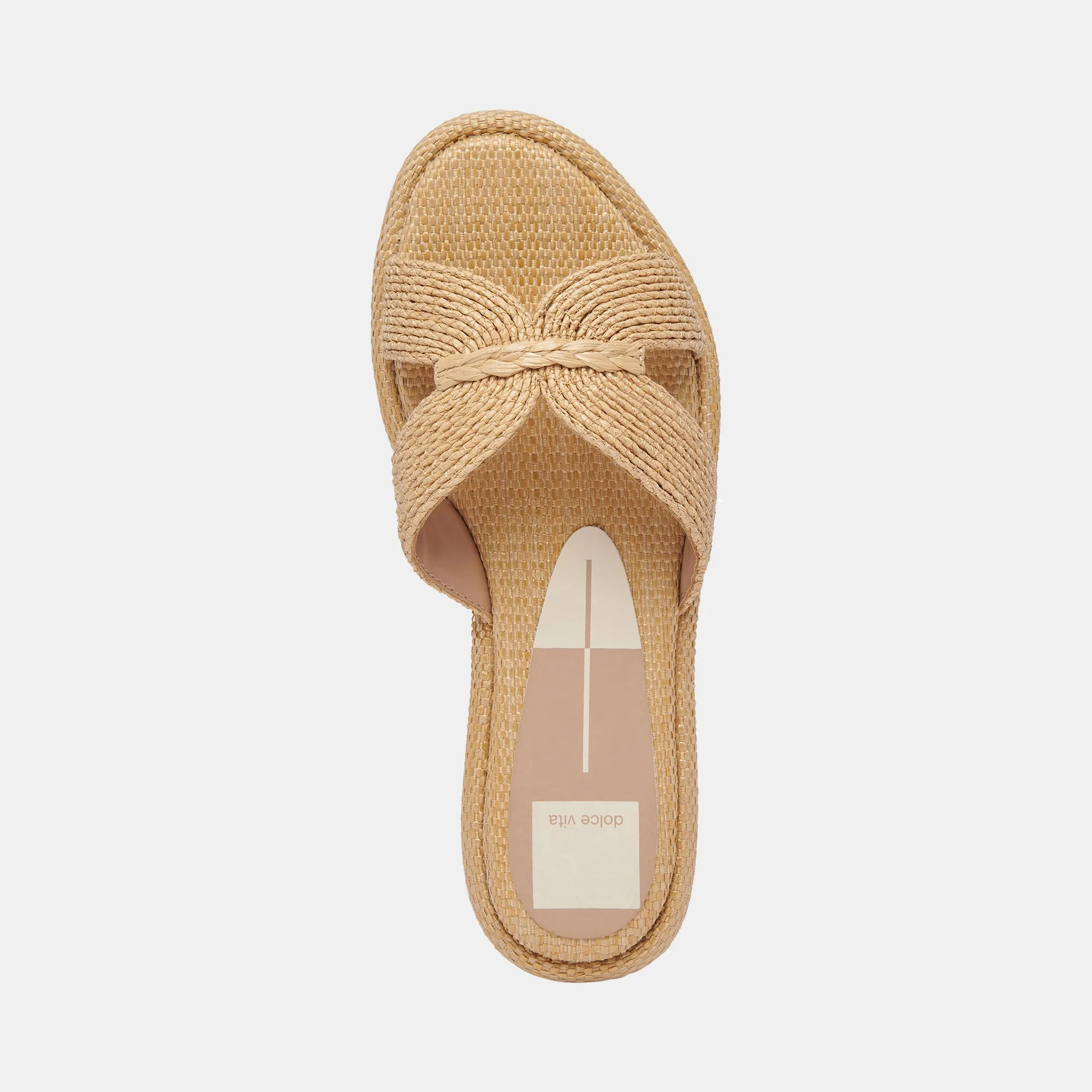 ATOMIC BREITE SANDALETTEN LT NATUR RAFFIA