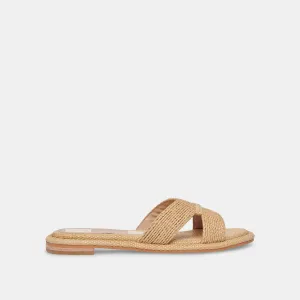 ATOMIC BREITE SANDALETTEN LT NATUR RAFFIA
