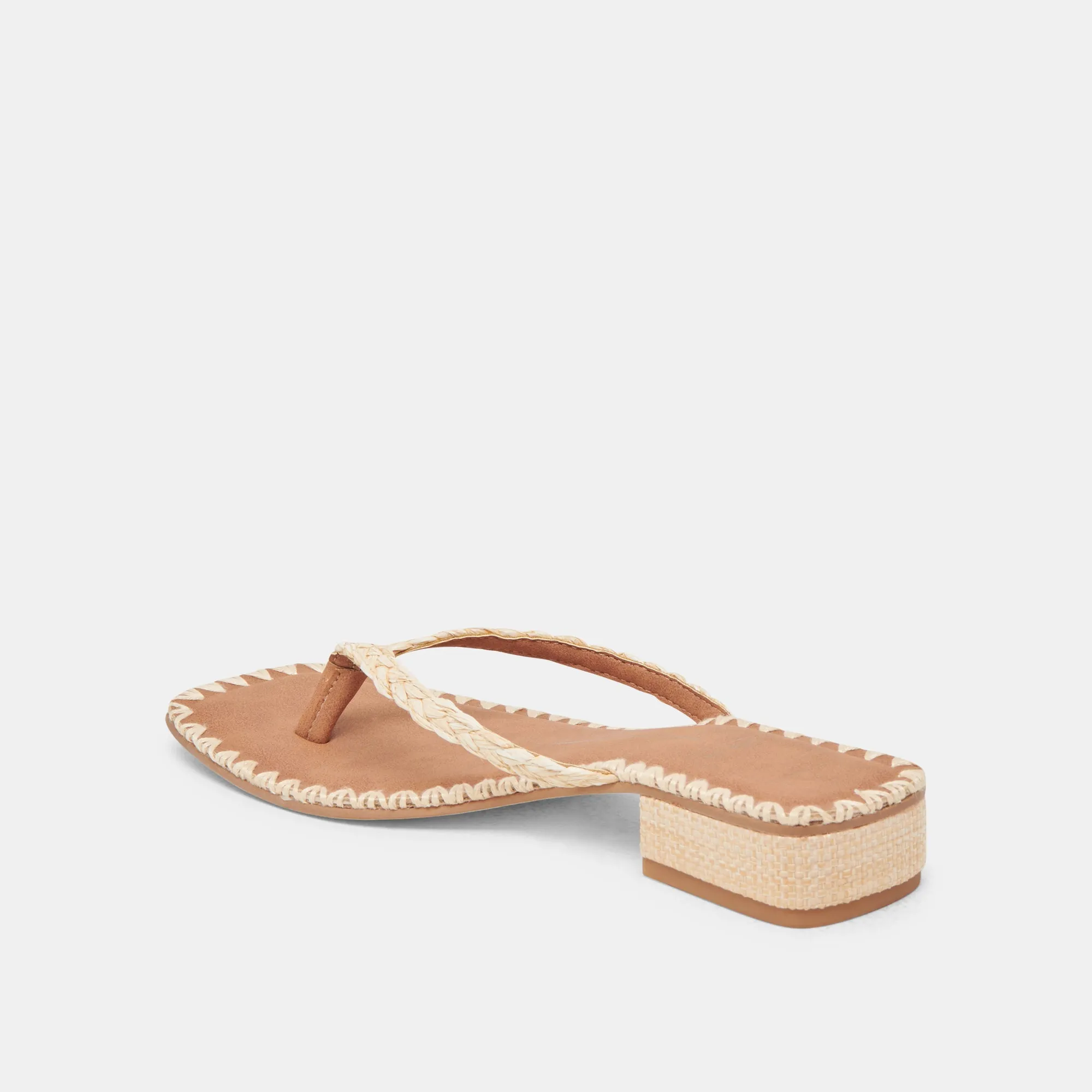 BARTY SANDALEN LT NATUR RAFFIA