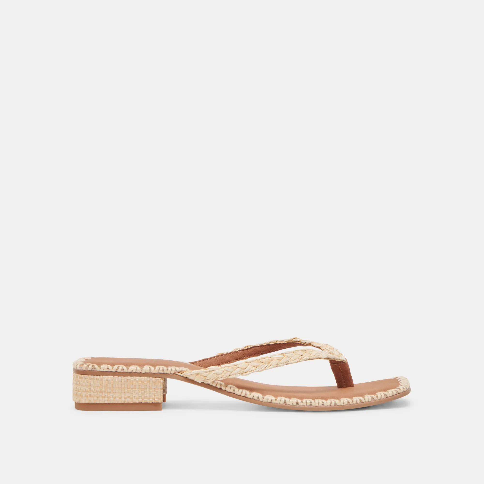 BARTY SANDALEN LT NATUR RAFFIA