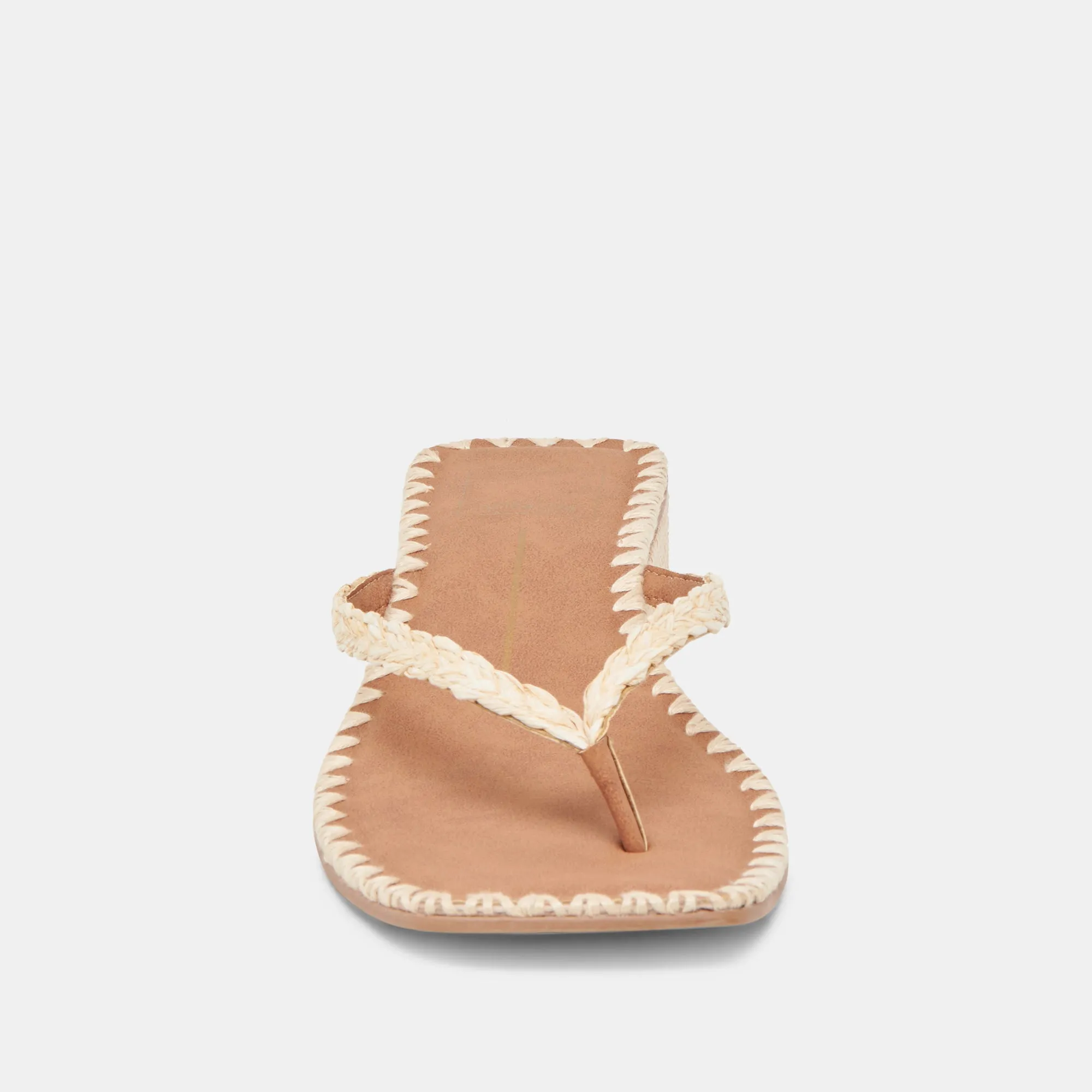 BARTY SANDALEN LT NATUR RAFFIA