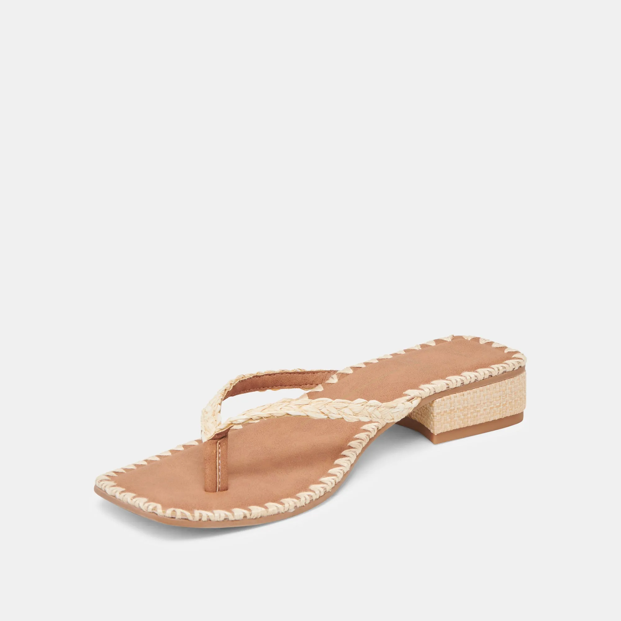 BARTY SANDALEN LT NATUR RAFFIA