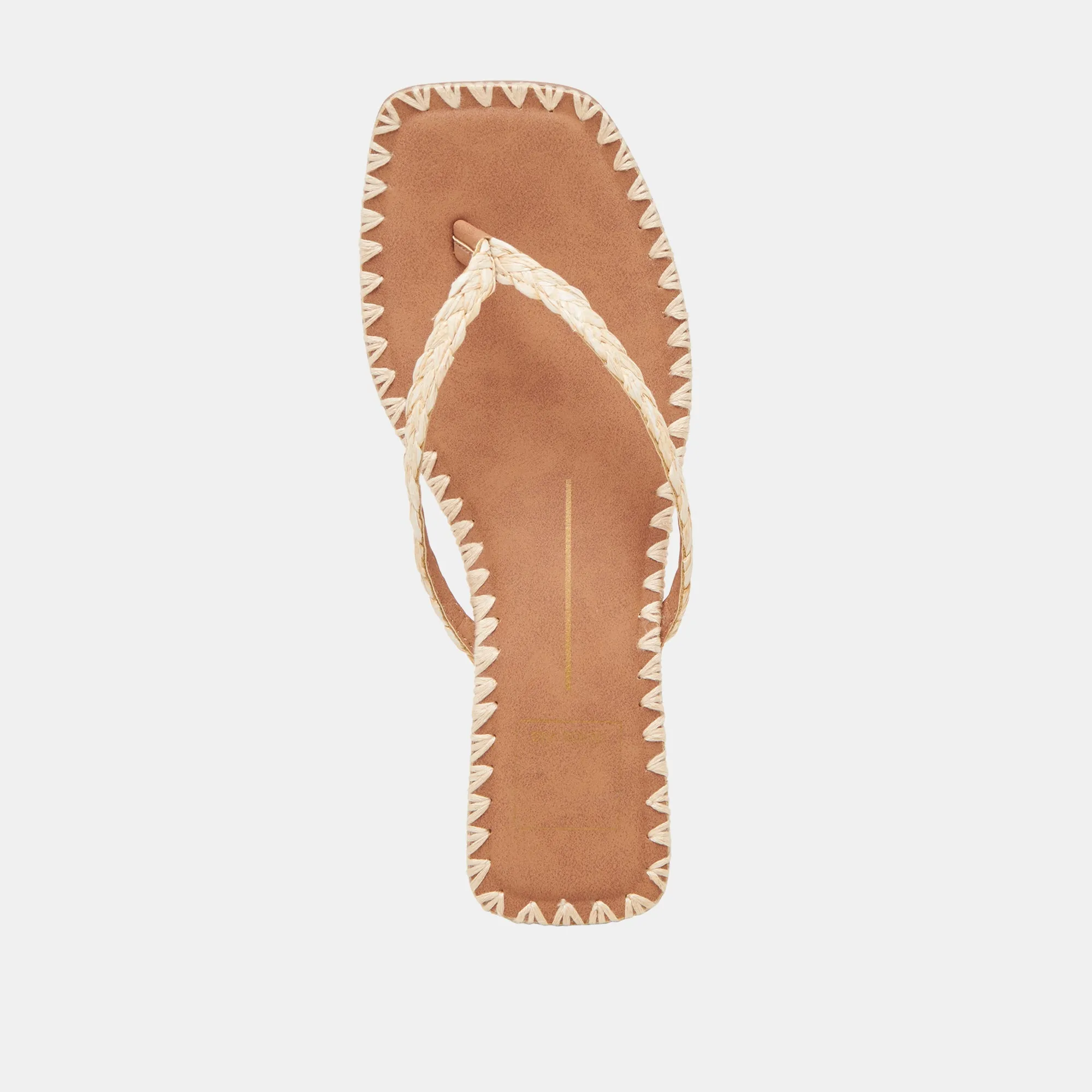 BARTY SANDALEN LT NATUR RAFFIA