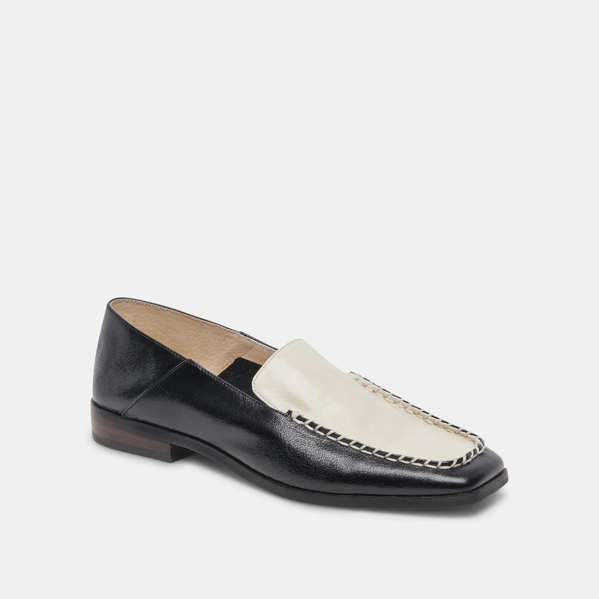 BENY WEITE FLATS WEIß SCHWARZ KRAUS LEDER