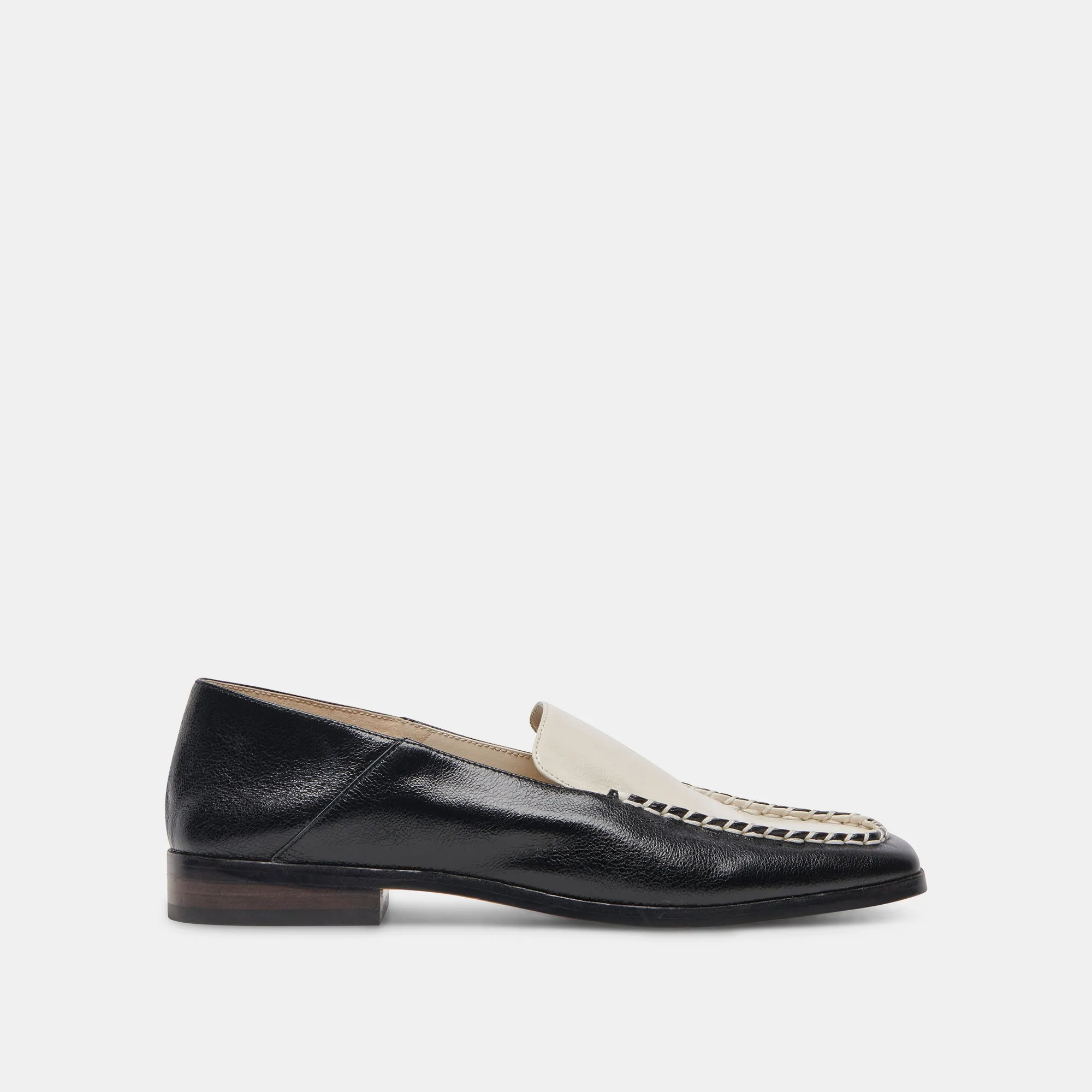 BENY WEITE FLATS WEIß SCHWARZ KRAUS LEDER