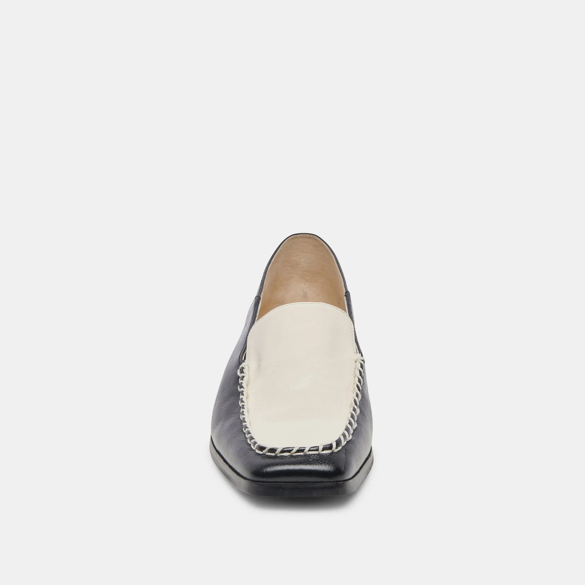 BENY WEITE FLATS WEIß SCHWARZ KRAUS LEDER