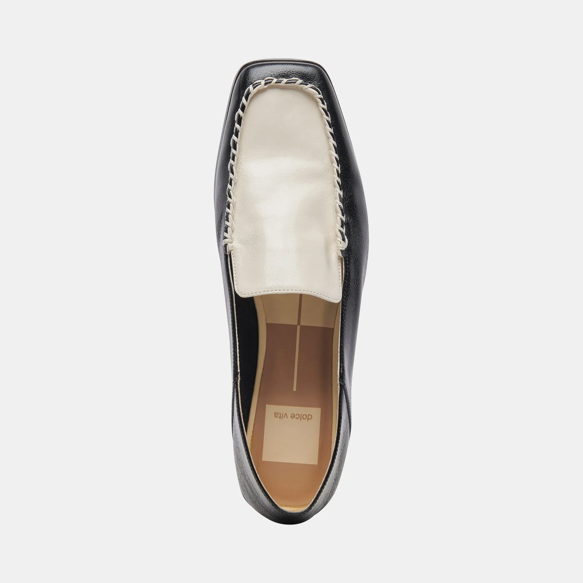 BENY WEITE FLATS WEIß SCHWARZ KRAUS LEDER