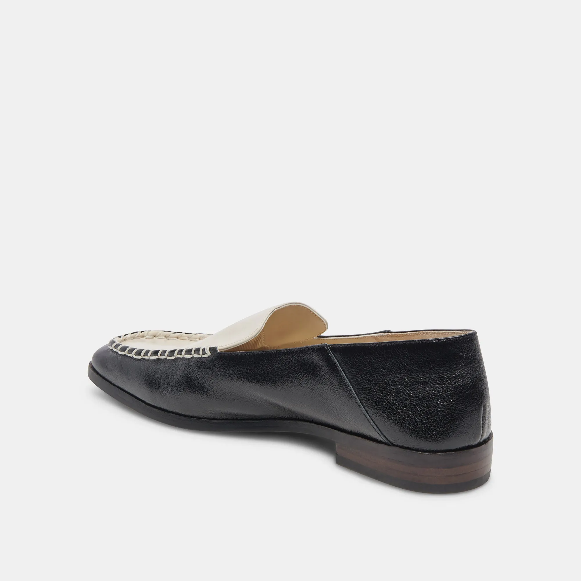 BENY WEITE FLATS WEIß SCHWARZ KRAUS LEDER