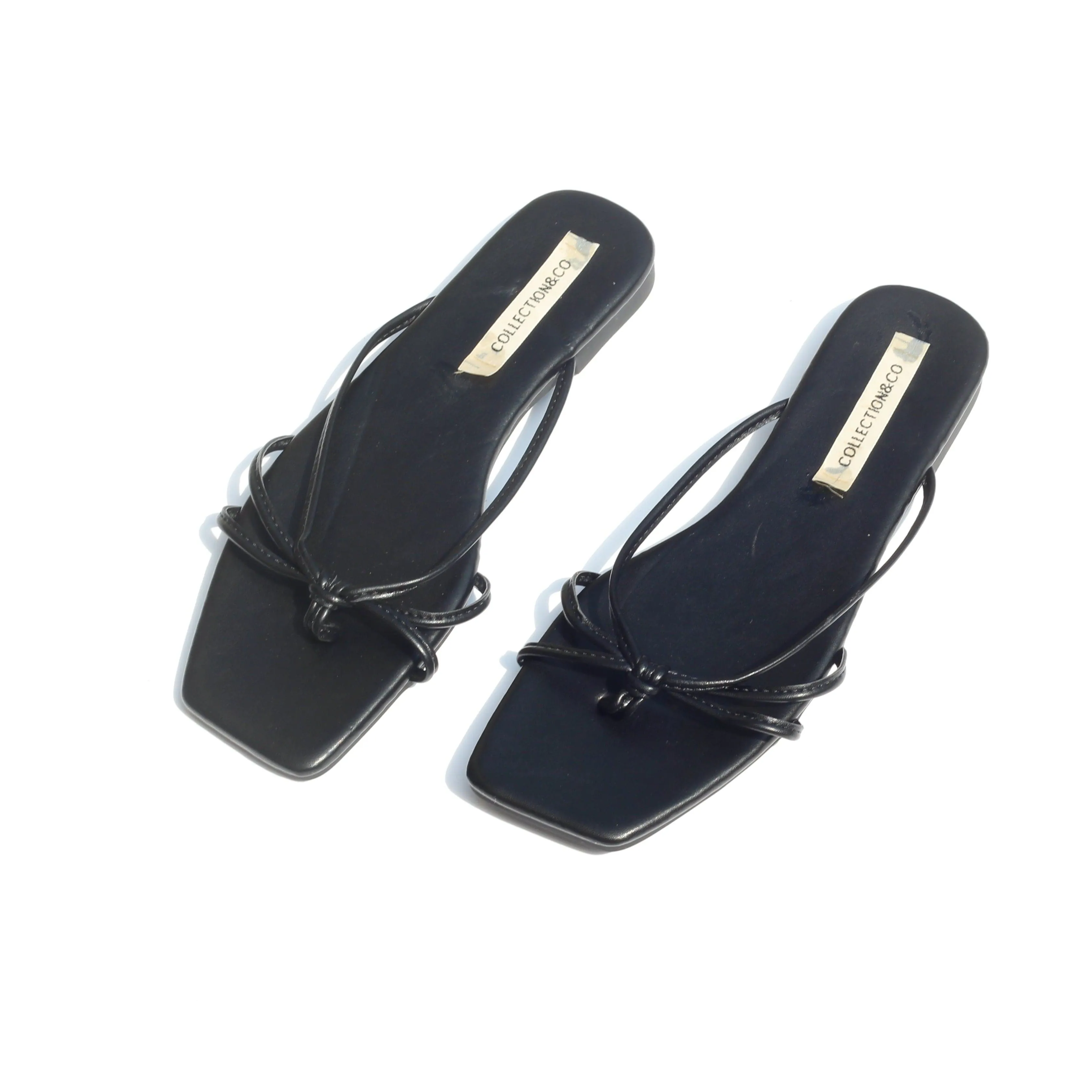 Bianca Vegan-Leder Sandale | Blau
