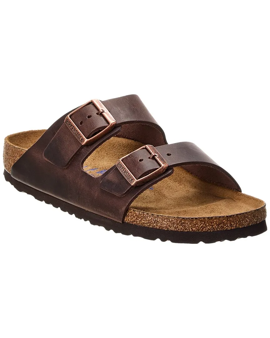 Birkenstock Arizona Soft Footbed Leder-Sandale