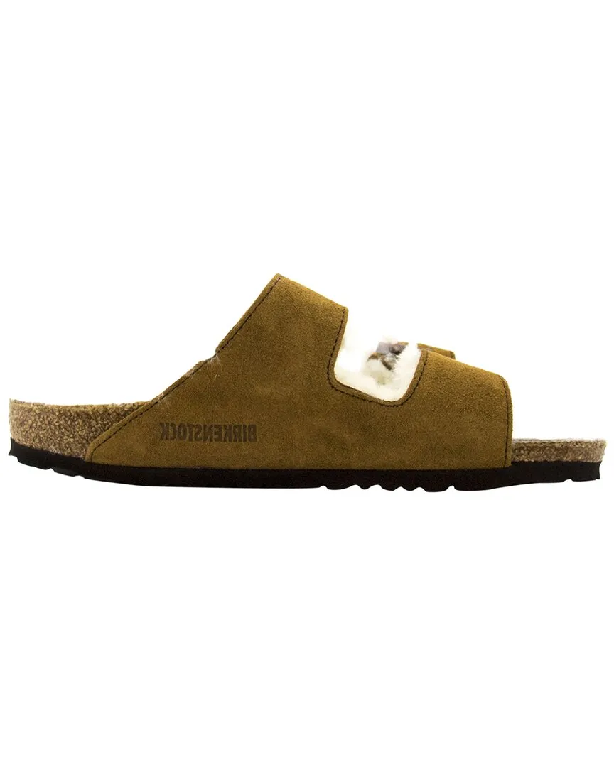 Birkenstock Damen Arizona Shearling Sandale in schmaler Ausführung