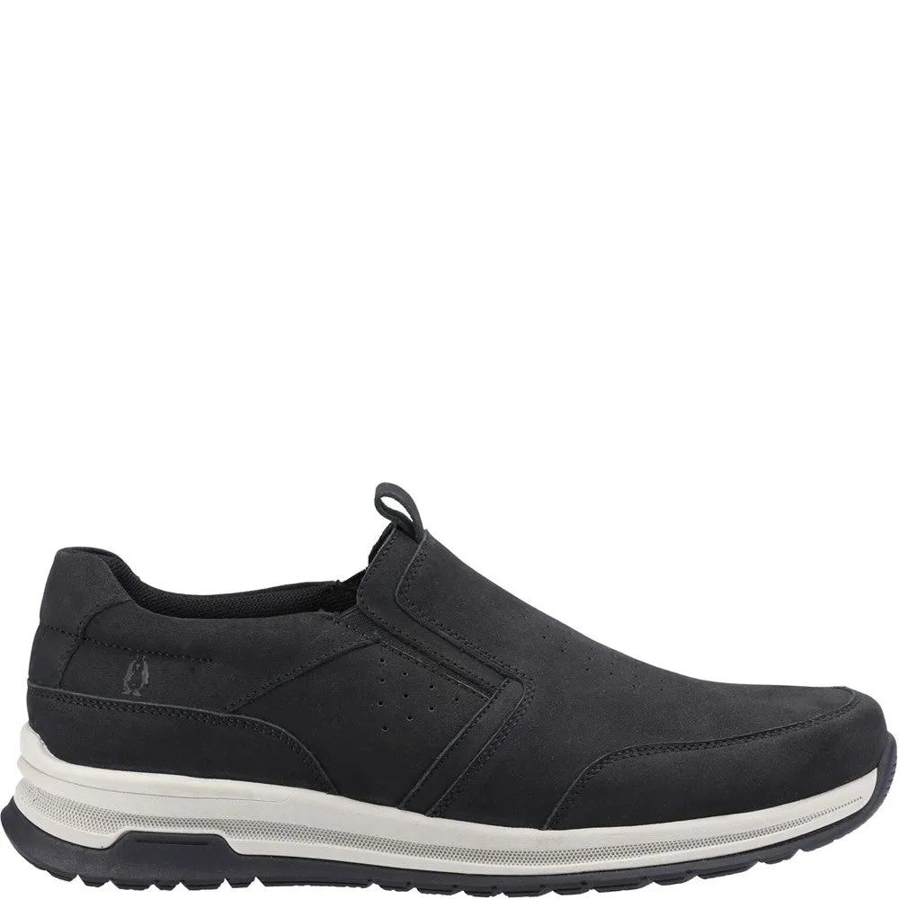 Schwarze Nubuck Cole Schlupfschuhe